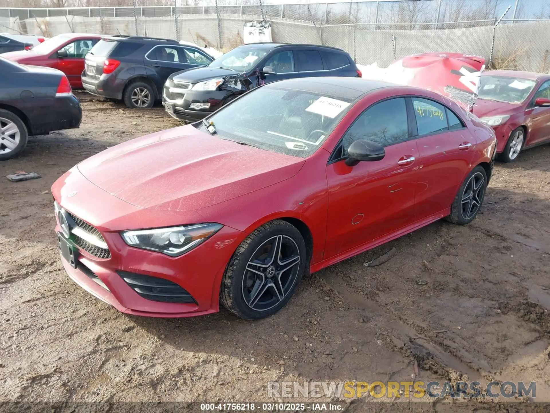 2 fotografías del automóvil dañado W1K5J4HB2NN272503 MERCEDES-BENZ CLA 250 COUPE 2022