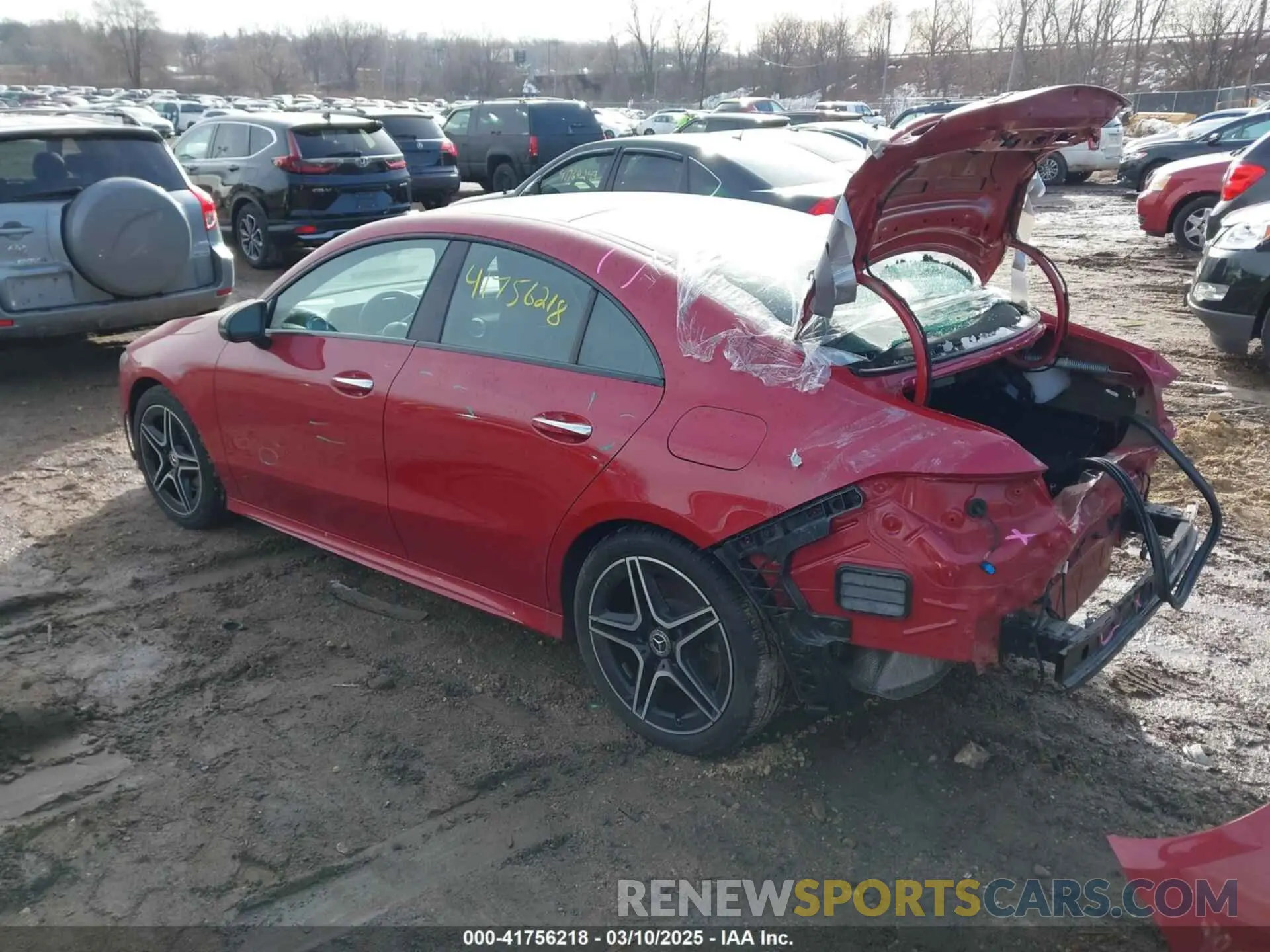 3 fotografías del automóvil dañado W1K5J4HB2NN272503 MERCEDES-BENZ CLA 250 COUPE 2022