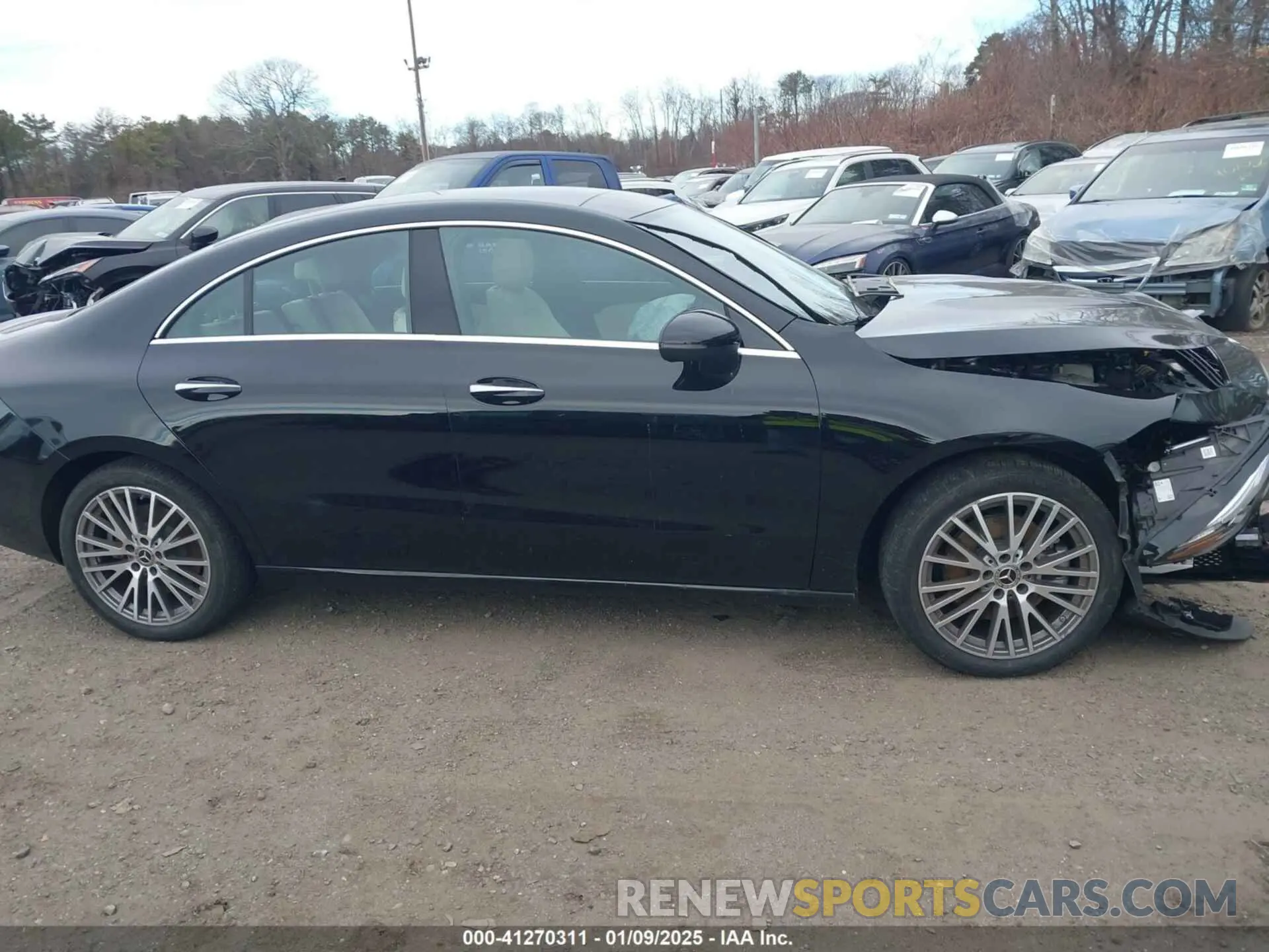13 fotografías del automóvil dañado W1K5J4HB3NN250770 MERCEDES-BENZ CLA 250 COUPE 2022