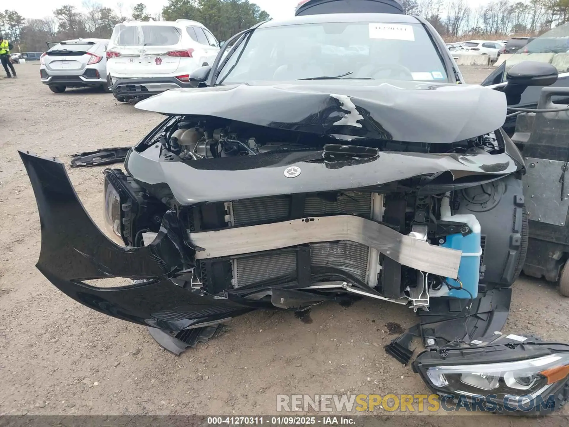 6 fotografías del automóvil dañado W1K5J4HB3NN250770 MERCEDES-BENZ CLA 250 COUPE 2022