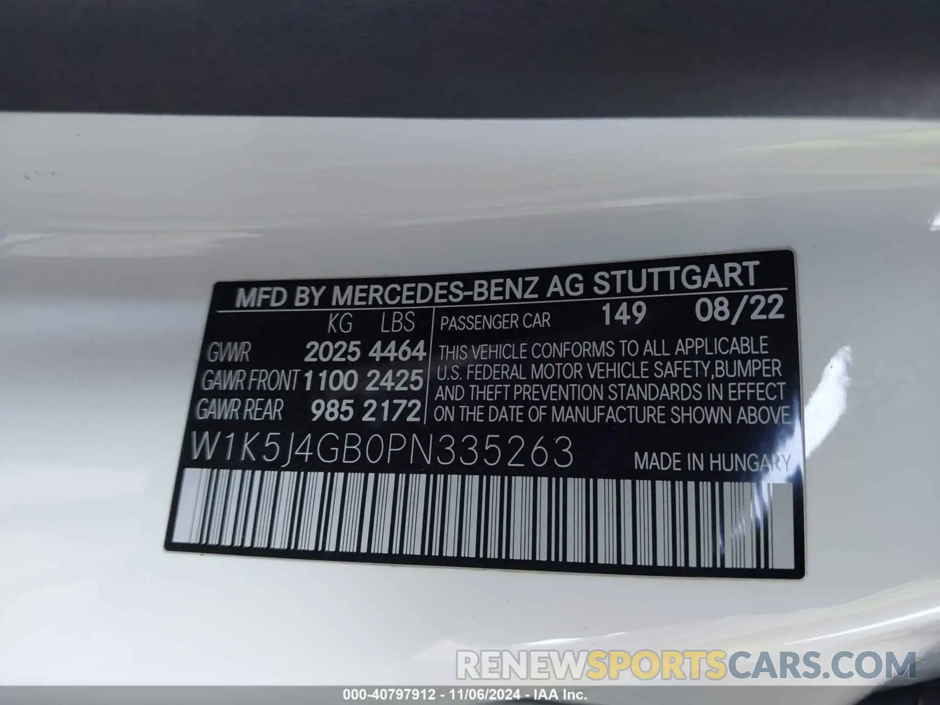 9 fotografías del automóvil dañado W1K5J4GB0PN335263 MERCEDES-BENZ CLA 250 COUPE 2023