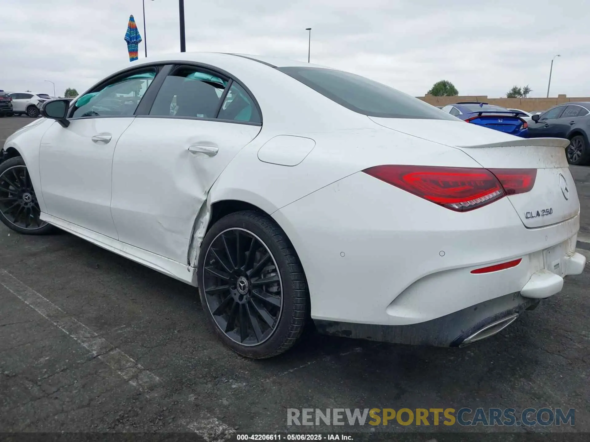 3 fotografías del automóvil dañado W1K5J4GB5PN368338 MERCEDES-BENZ CLA 250 COUPE 2023