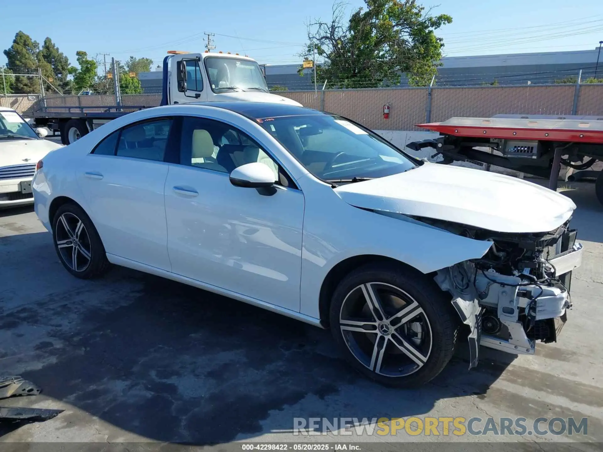1 fotografías del automóvil dañado W1K5J4GB6PN412041 MERCEDES-BENZ CLA 250 COUPE 2023