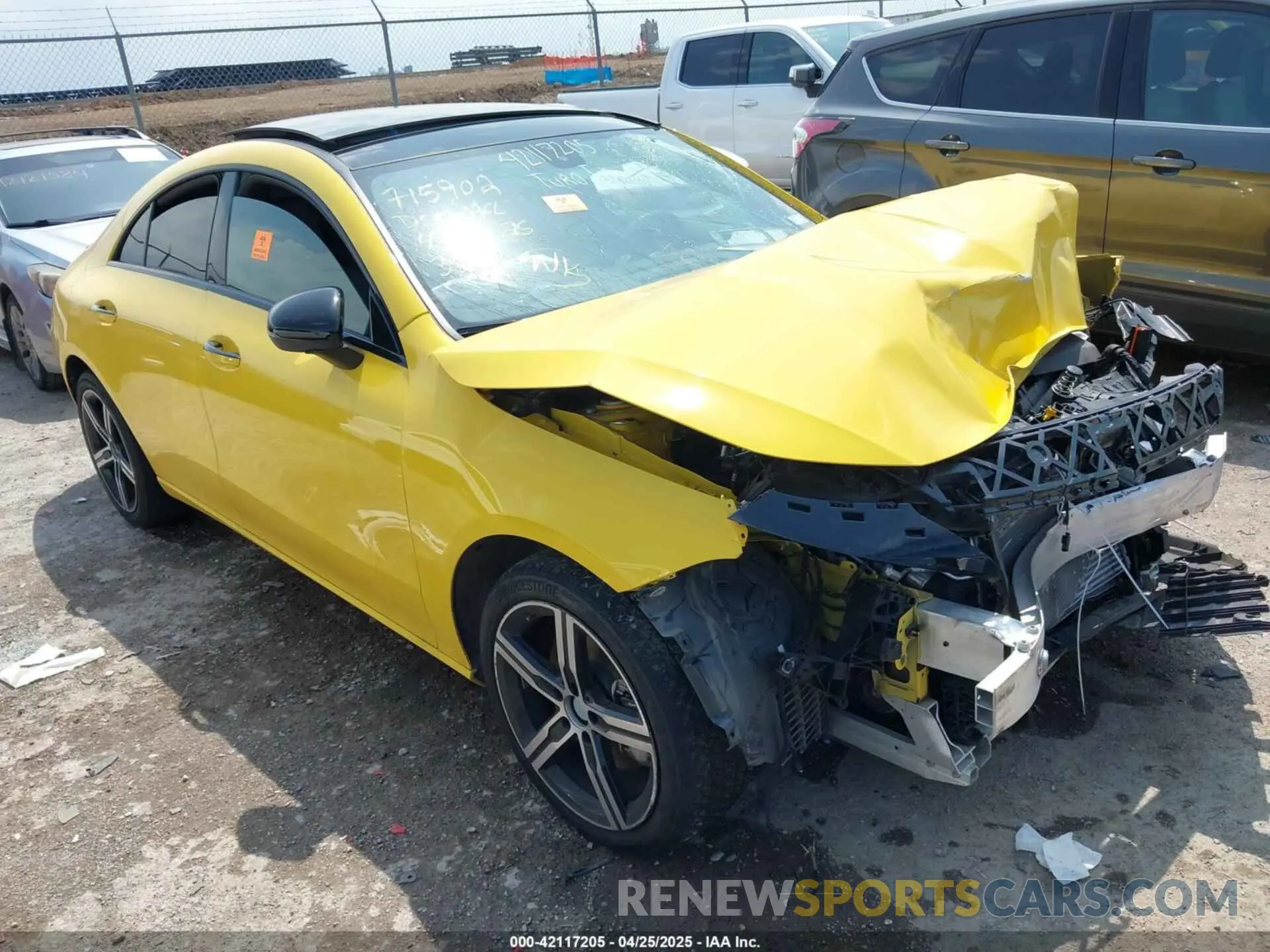 1 fotografías del automóvil dañado W1K5J4GB7PN353517 MERCEDES-BENZ CLA 250 COUPE 2023