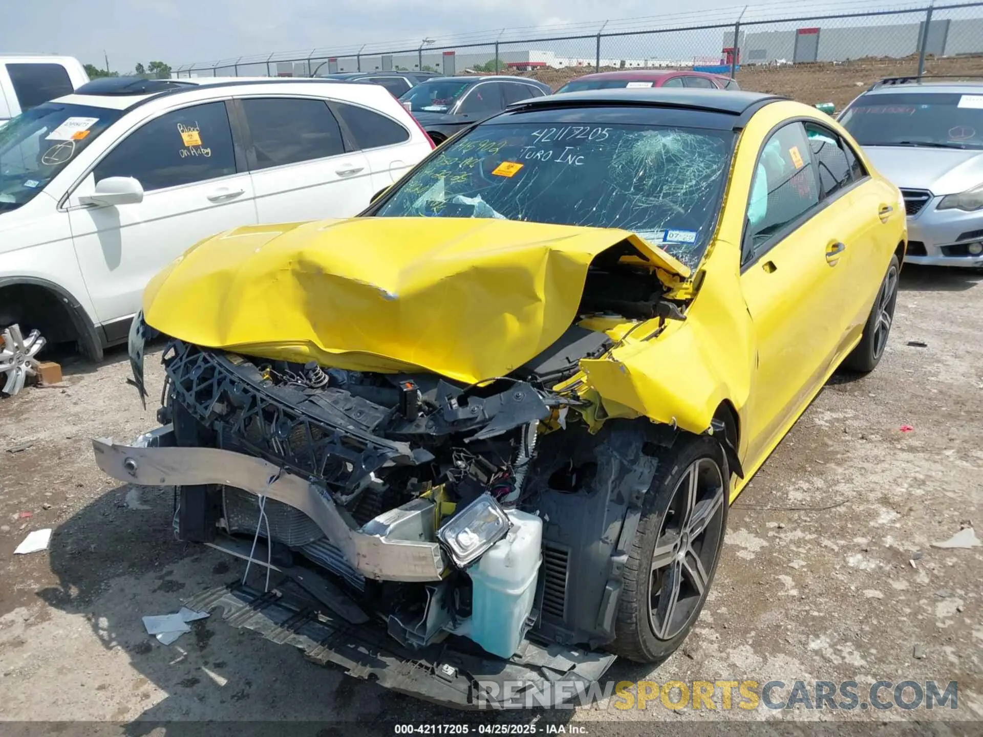 2 fotografías del automóvil dañado W1K5J4GB7PN353517 MERCEDES-BENZ CLA 250 COUPE 2023