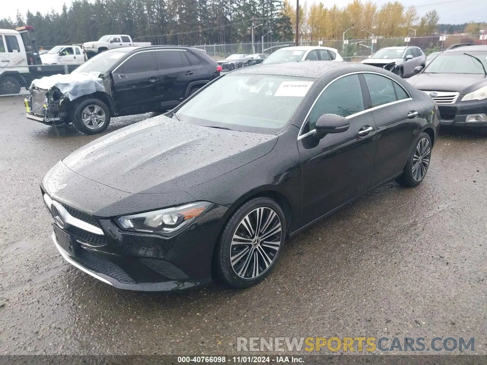 2 fotografías del automóvil dañado W1K5J4GB8PN329016 MERCEDES-BENZ CLA 250 COUPE 2023