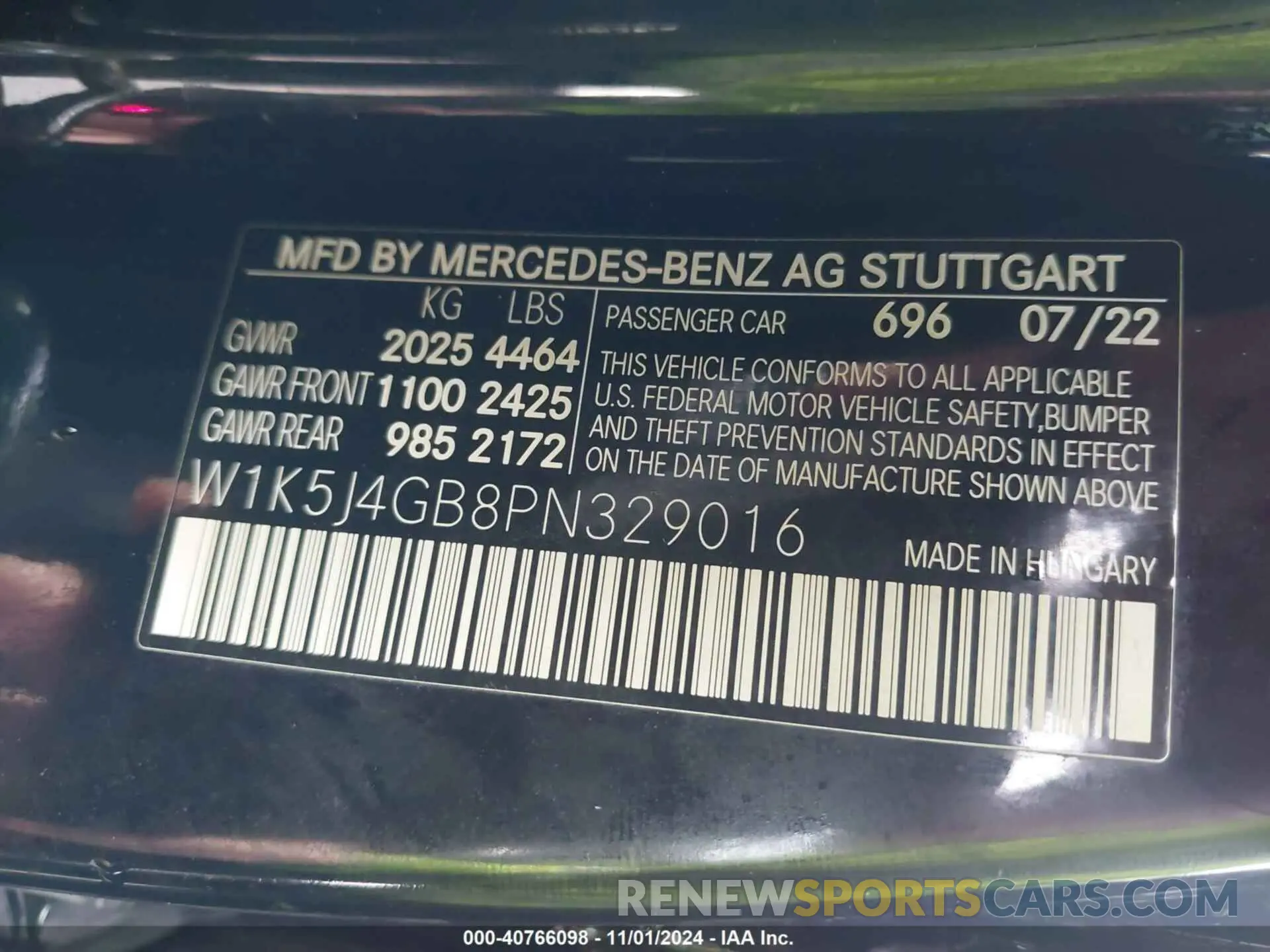 9 fotografías del automóvil dañado W1K5J4GB8PN329016 MERCEDES-BENZ CLA 250 COUPE 2023