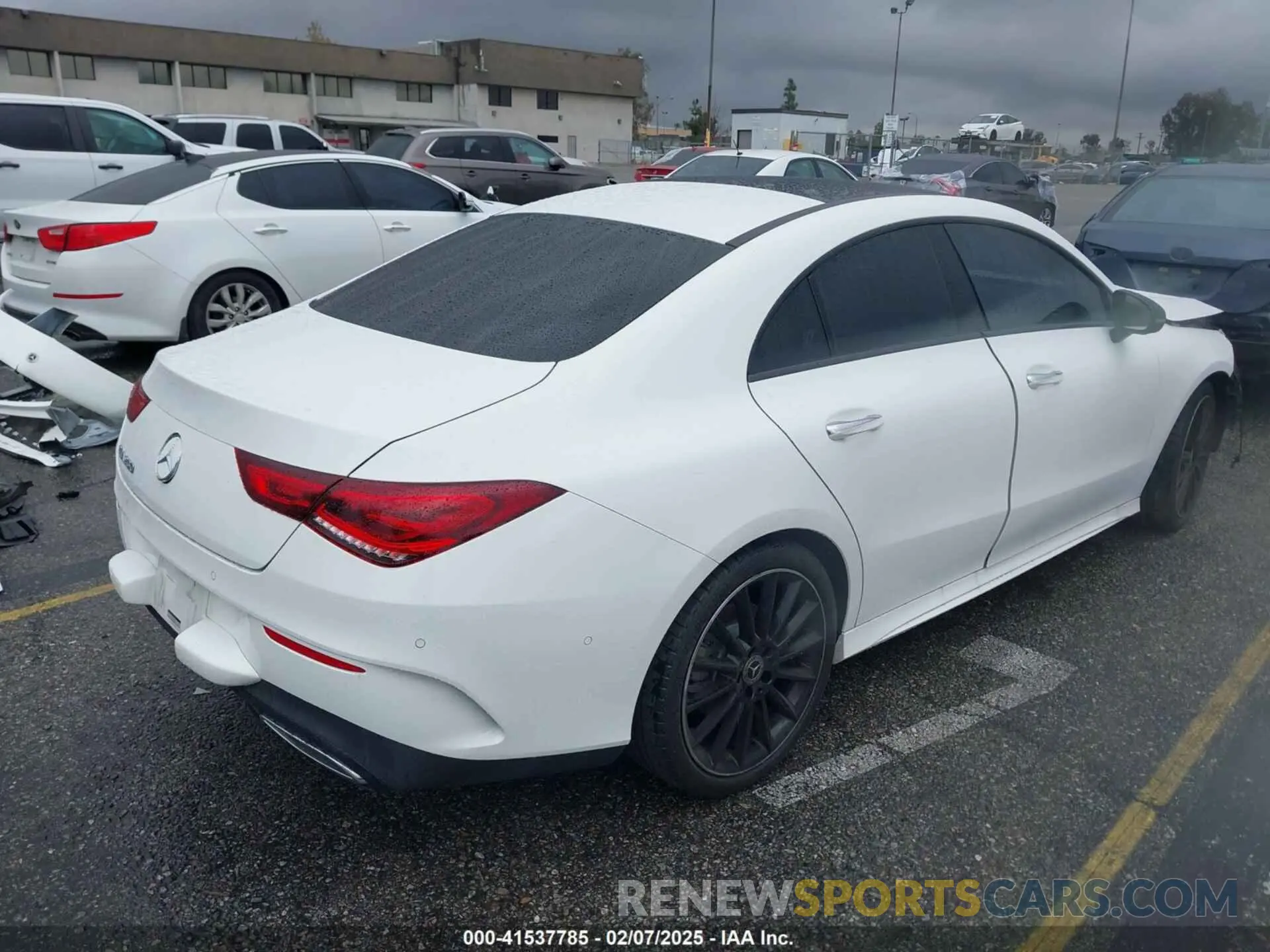4 fotografías del automóvil dañado W1K5J4GBXPN332290 MERCEDES-BENZ CLA 250 COUPE 2023