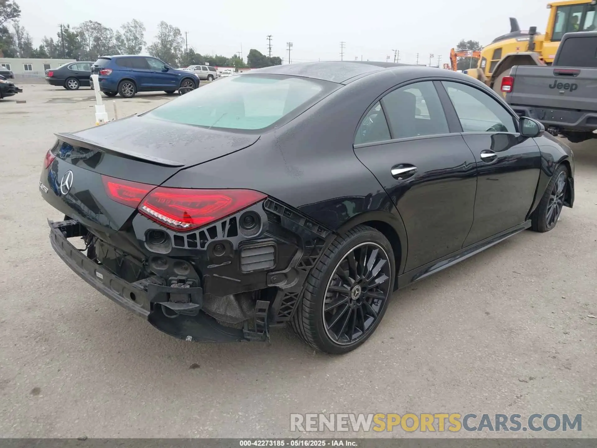4 fotografías del automóvil dañado W1K5J4GBXPN383529 MERCEDES-BENZ CLA 250 COUPE 2023