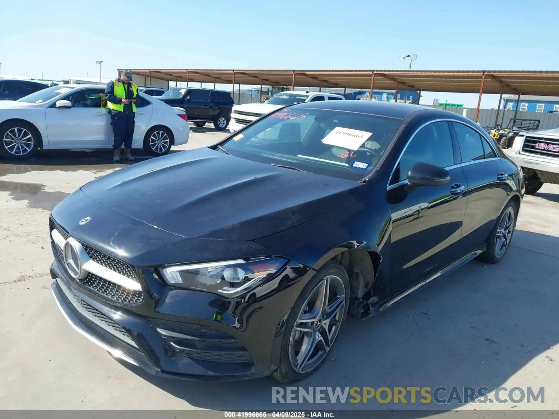 2 fotografías del automóvil dañado W1K5J4HB2PN389257 MERCEDES-BENZ CLA 250 COUPE 2023