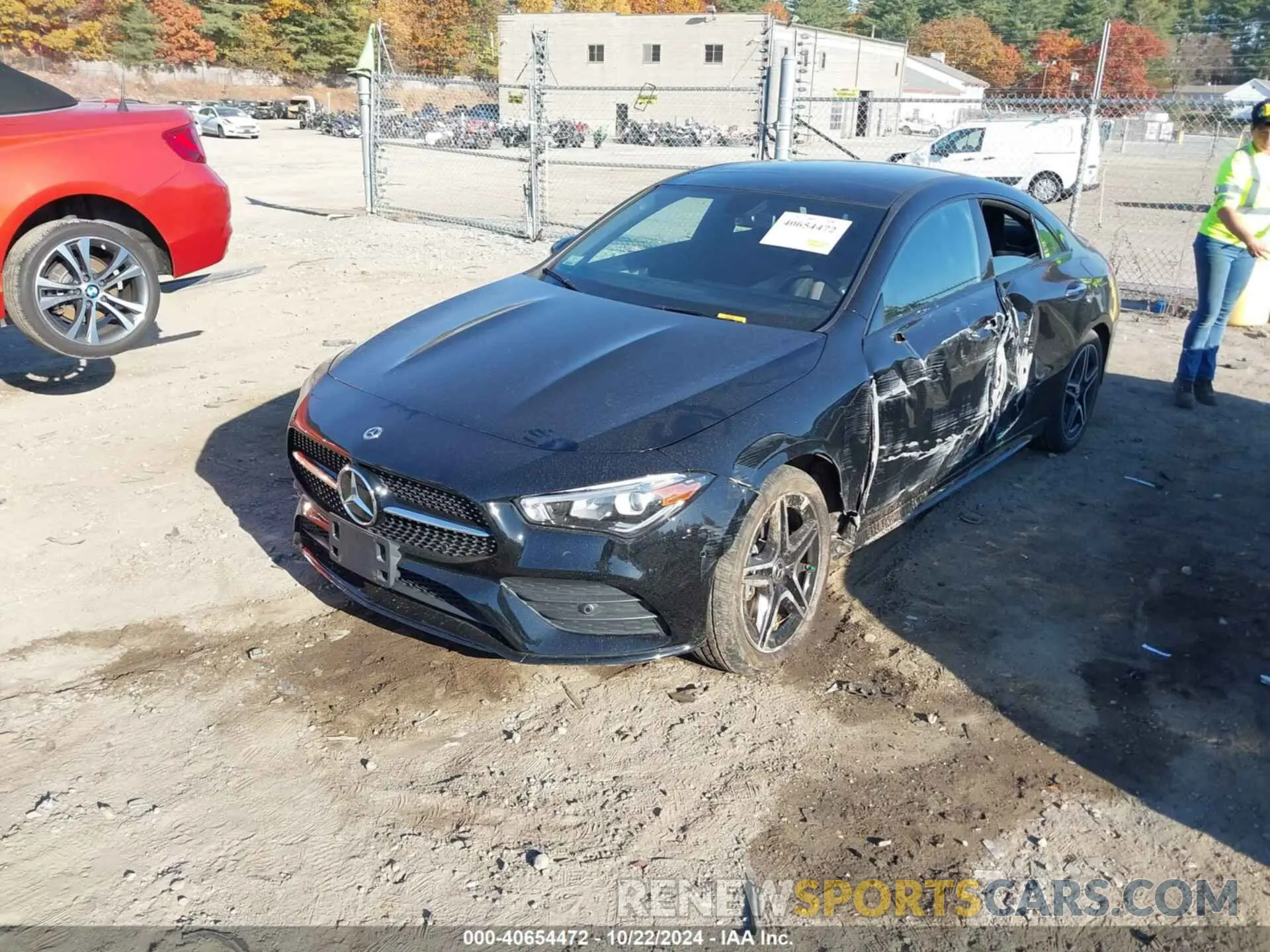 2 fotografías del automóvil dañado W1K5J4HB5PN332874 MERCEDES-BENZ CLA 250 COUPE 2023