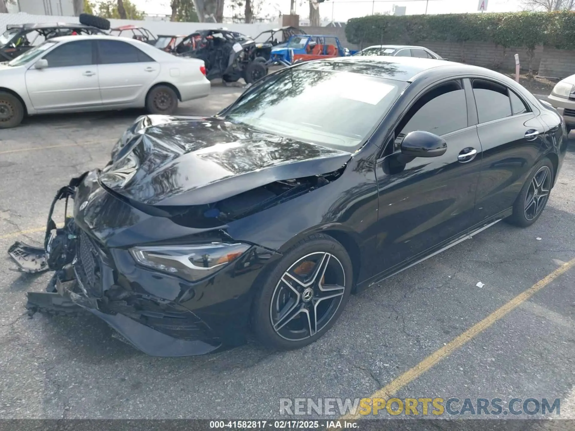 2 fotografías del automóvil dañado W1K5J4GB4RN451651 MERCEDES-BENZ CLA 250 COUPE 2024