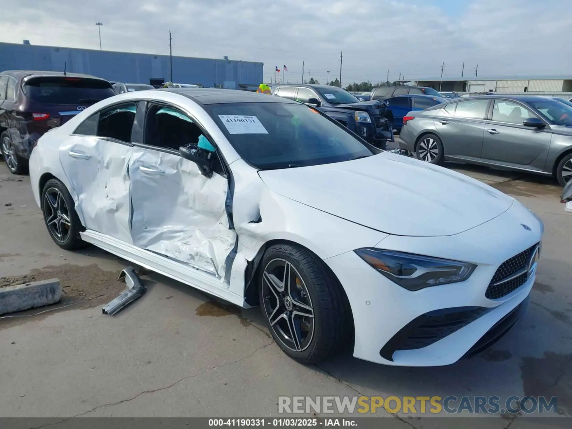 1 fotografías del automóvil dañado W1K5J4GBXRN451783 MERCEDES-BENZ CLA 250 COUPE 2024