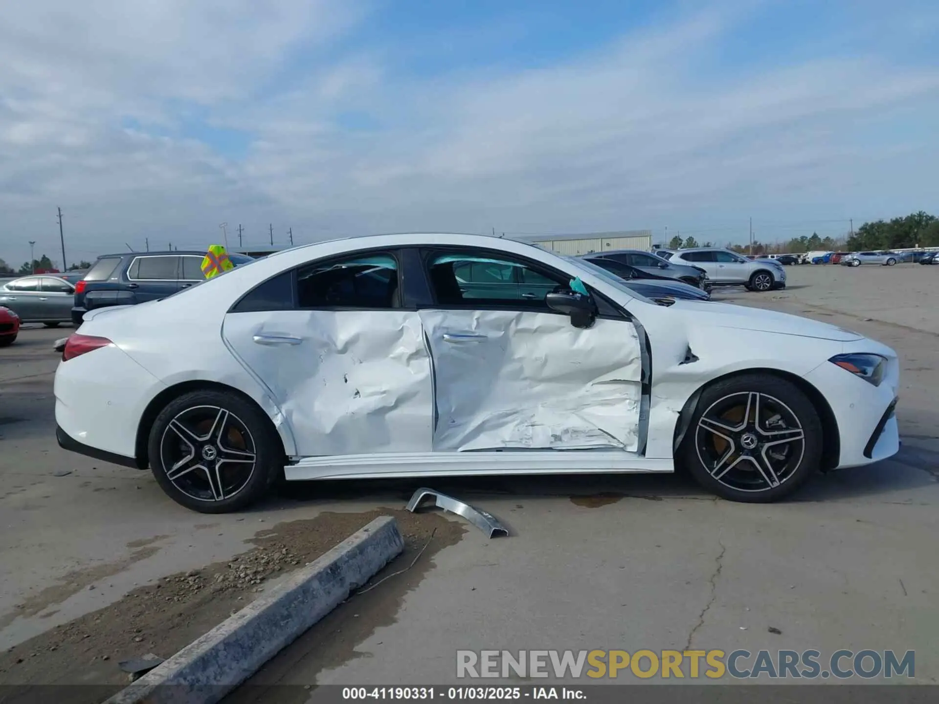 13 fotografías del automóvil dañado W1K5J4GBXRN451783 MERCEDES-BENZ CLA 250 COUPE 2024