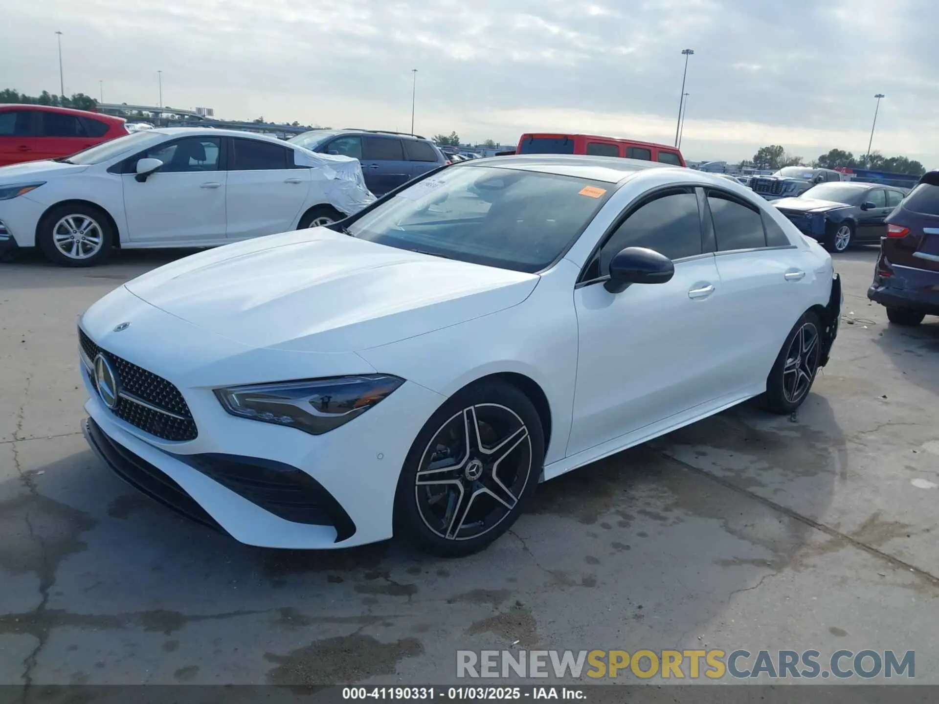 2 fotografías del automóvil dañado W1K5J4GBXRN451783 MERCEDES-BENZ CLA 250 COUPE 2024