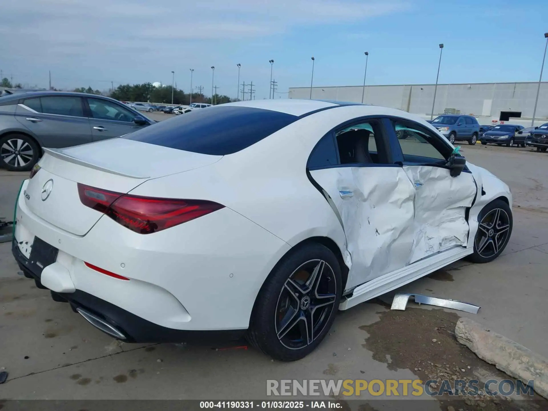 4 fotografías del automóvil dañado W1K5J4GBXRN451783 MERCEDES-BENZ CLA 250 COUPE 2024