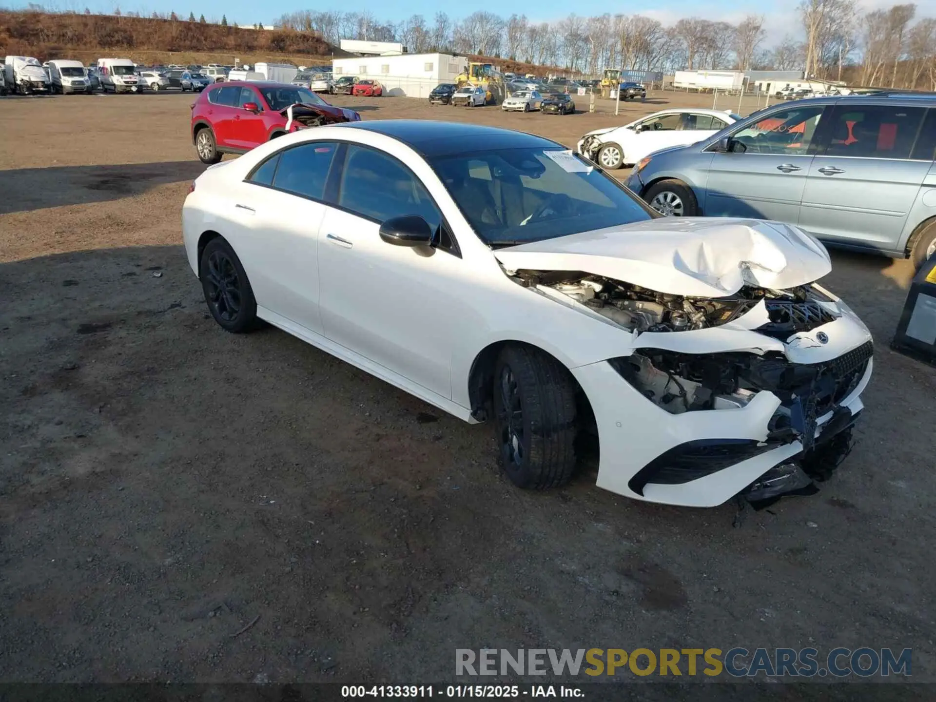 1 fotografías del automóvil dañado W1K5J4HB7RN450668 MERCEDES-BENZ CLA 250 COUPE 2024
