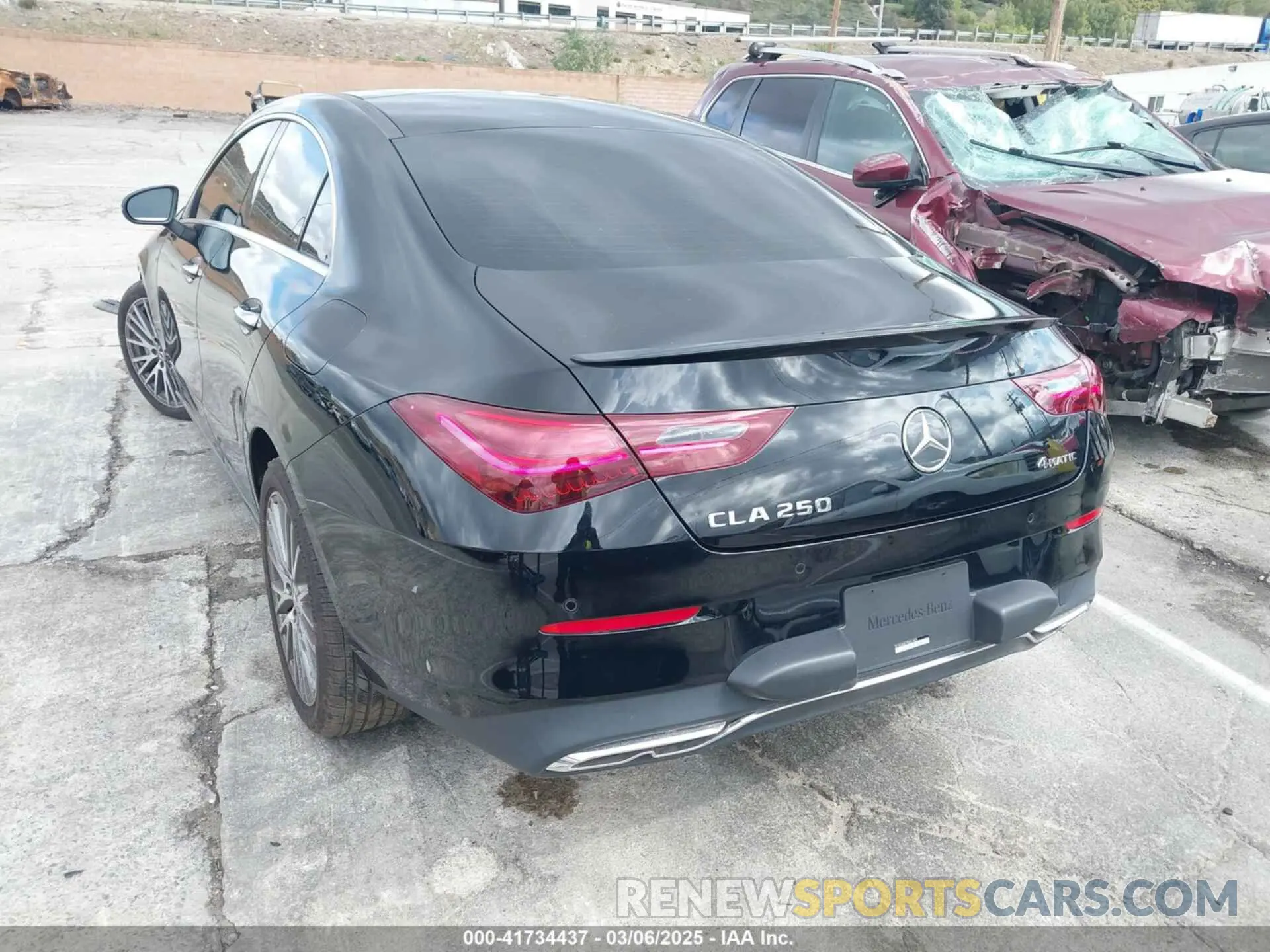3 fotografías del automóvil dañado W1K5J4HB7RN451805 MERCEDES-BENZ CLA 250 COUPE 2024