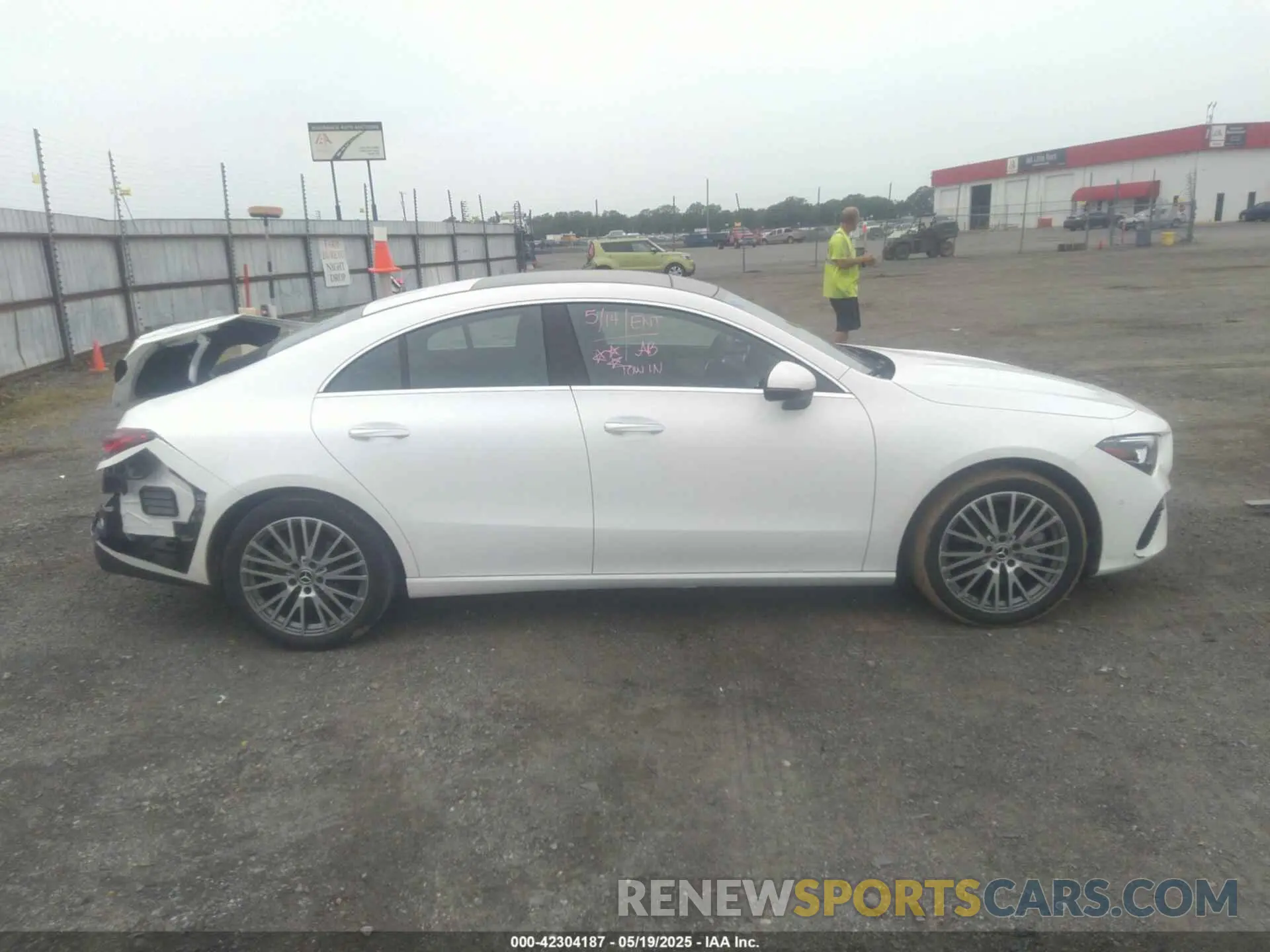 13 fotografías del automóvil dañado W1K5J4GB0SN522298 MERCEDES-BENZ CLA 250 COUPE 2025