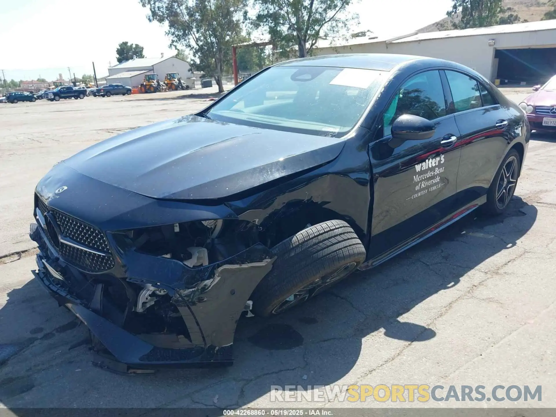 2 fotografías del automóvil dañado W1K5J4GB1SN482992 MERCEDES-BENZ CLA 250 COUPE 2025