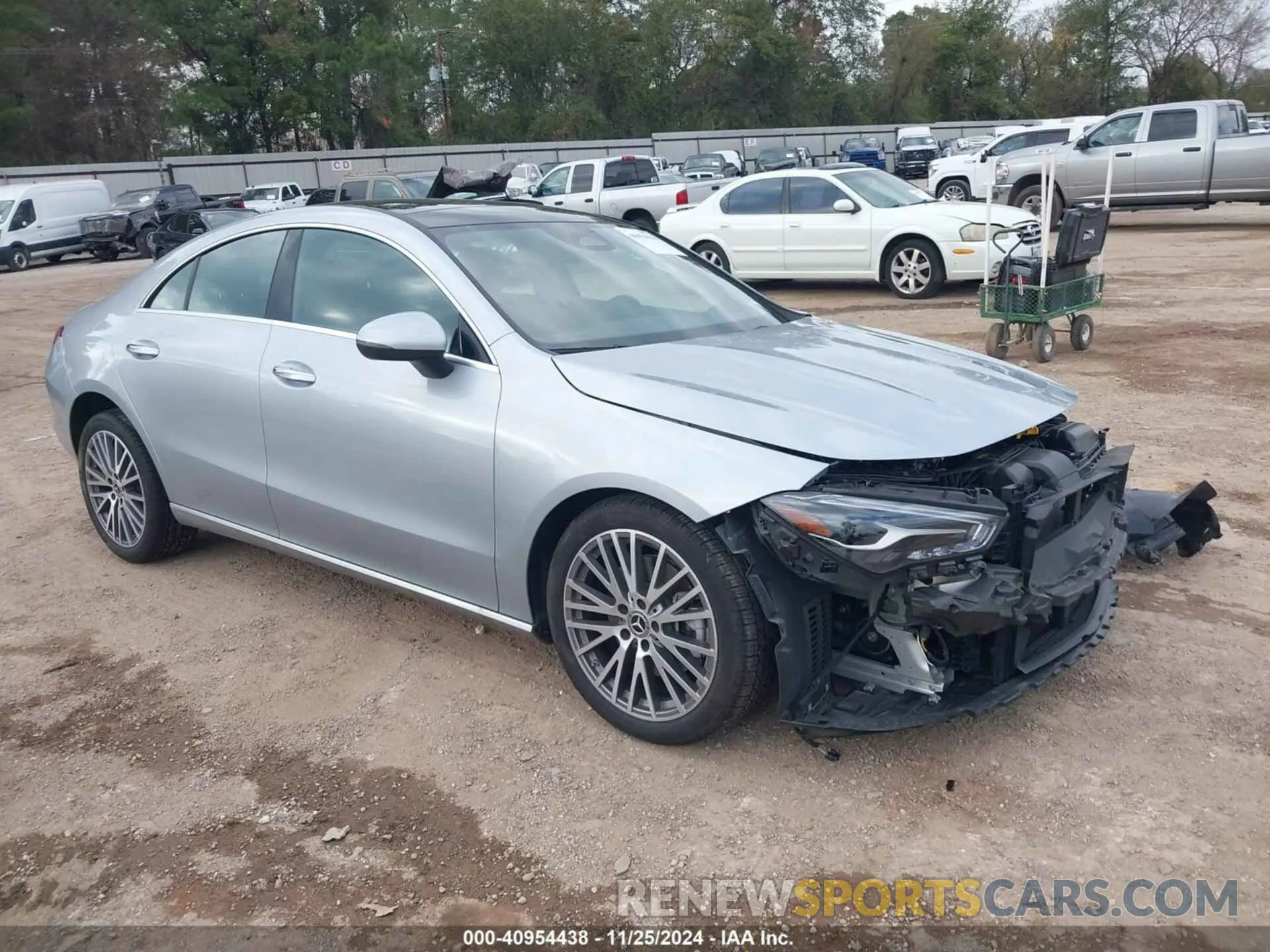 1 fotografías del automóvil dañado W1K5J4GB1SN511293 MERCEDES-BENZ CLA 250 COUPE 2025