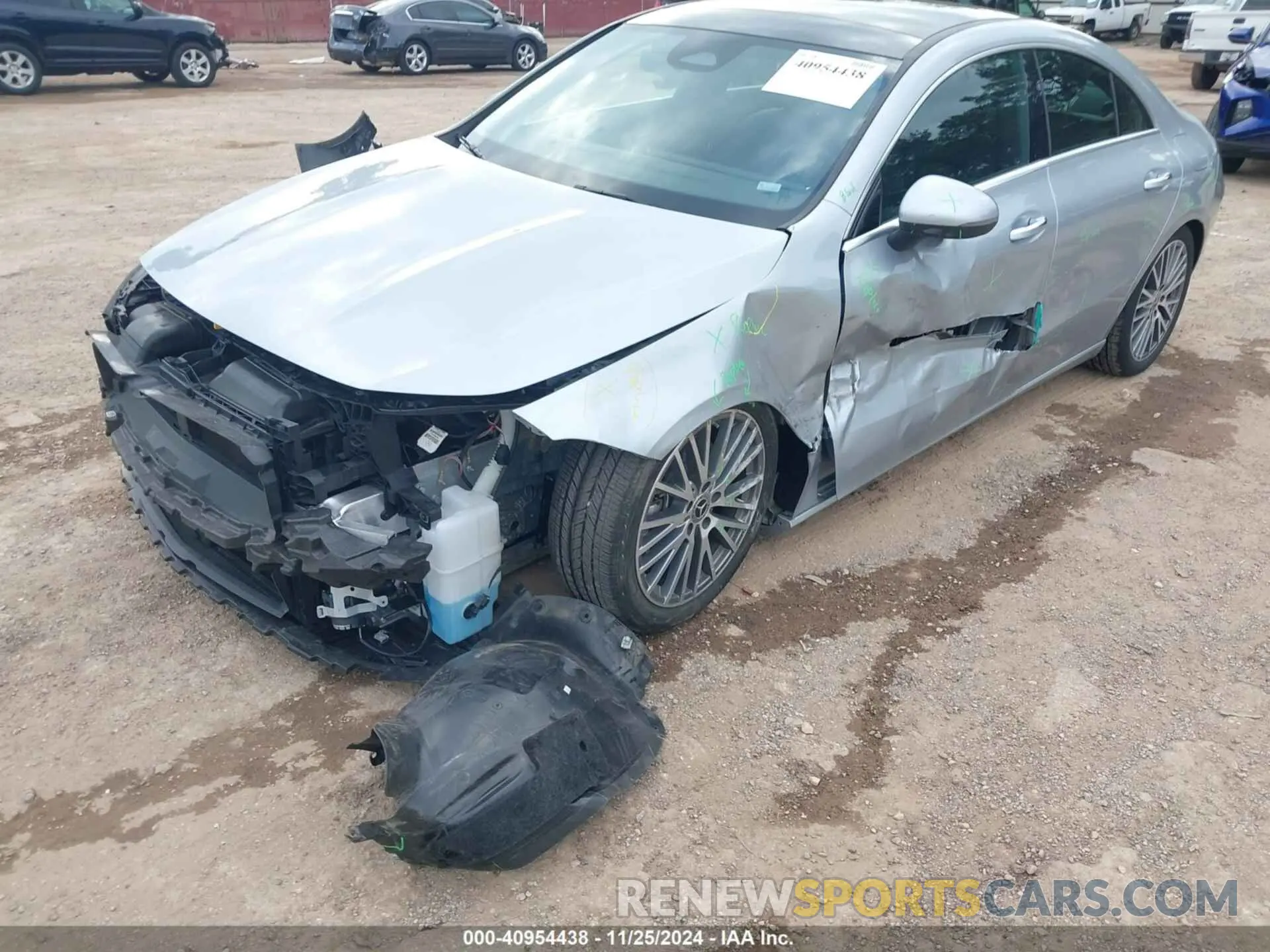 6 fotografías del automóvil dañado W1K5J4GB1SN511293 MERCEDES-BENZ CLA 250 COUPE 2025
