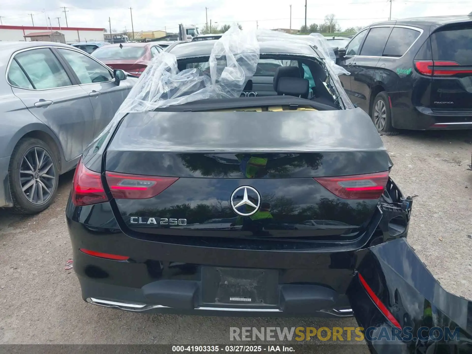 16 fotografías del automóvil dañado W1K5J4GB3SN516138 MERCEDES-BENZ CLA 250 COUPE 2025