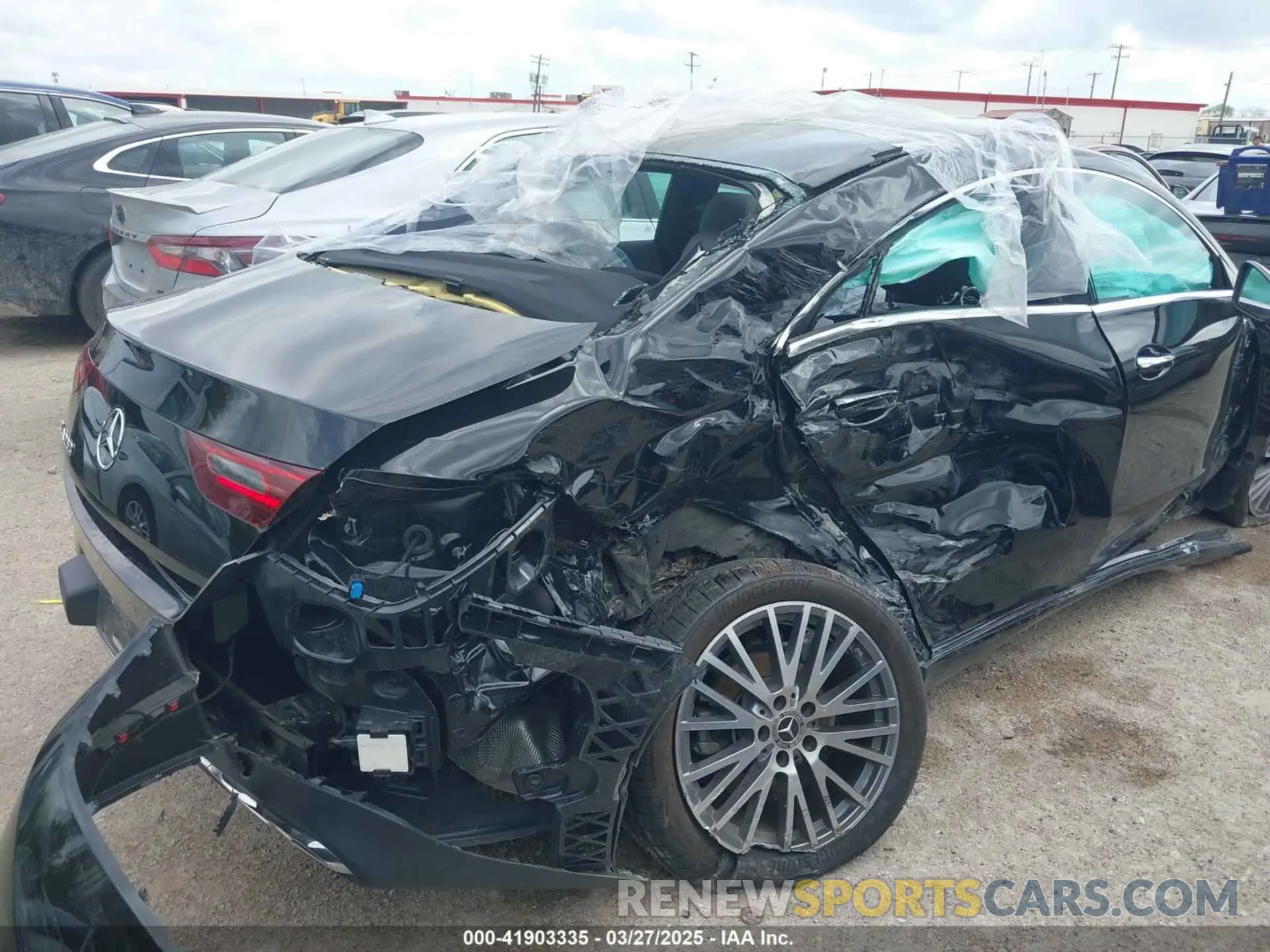 6 fotografías del automóvil dañado W1K5J4GB3SN516138 MERCEDES-BENZ CLA 250 COUPE 2025