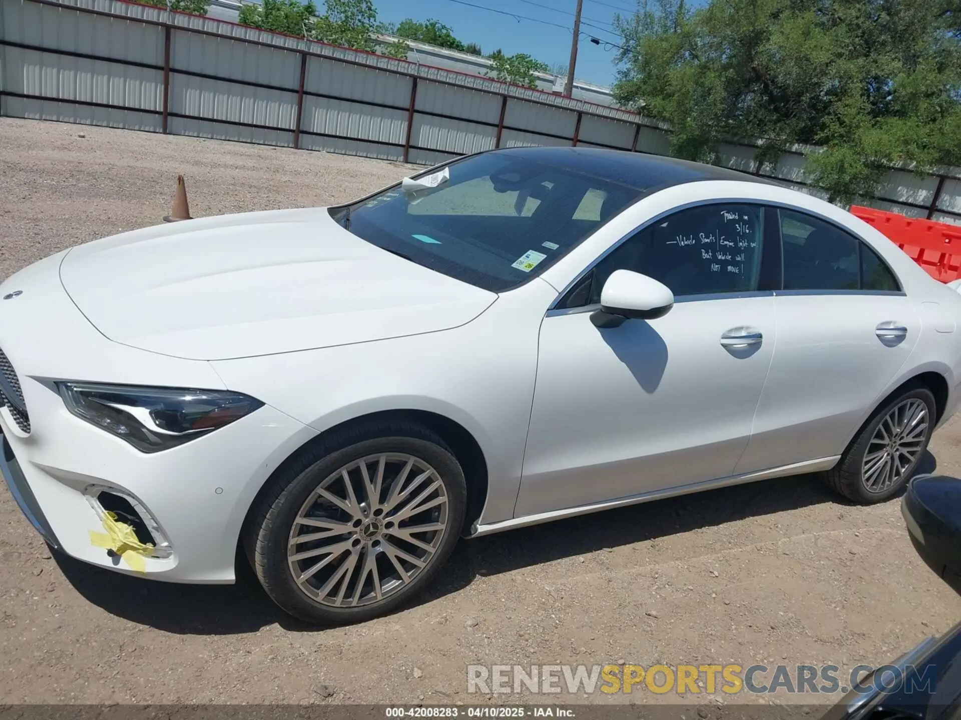 14 fotografías del automóvil dañado W1K5J4GB4SN515760 MERCEDES-BENZ CLA 250 COUPE 2025