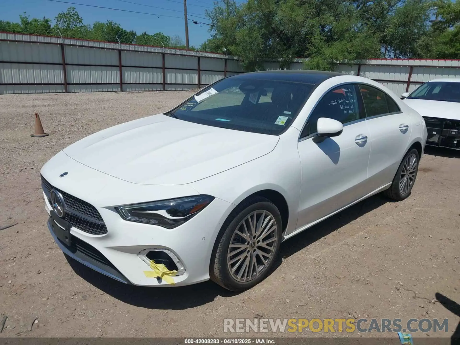2 fotografías del automóvil dañado W1K5J4GB4SN515760 MERCEDES-BENZ CLA 250 COUPE 2025