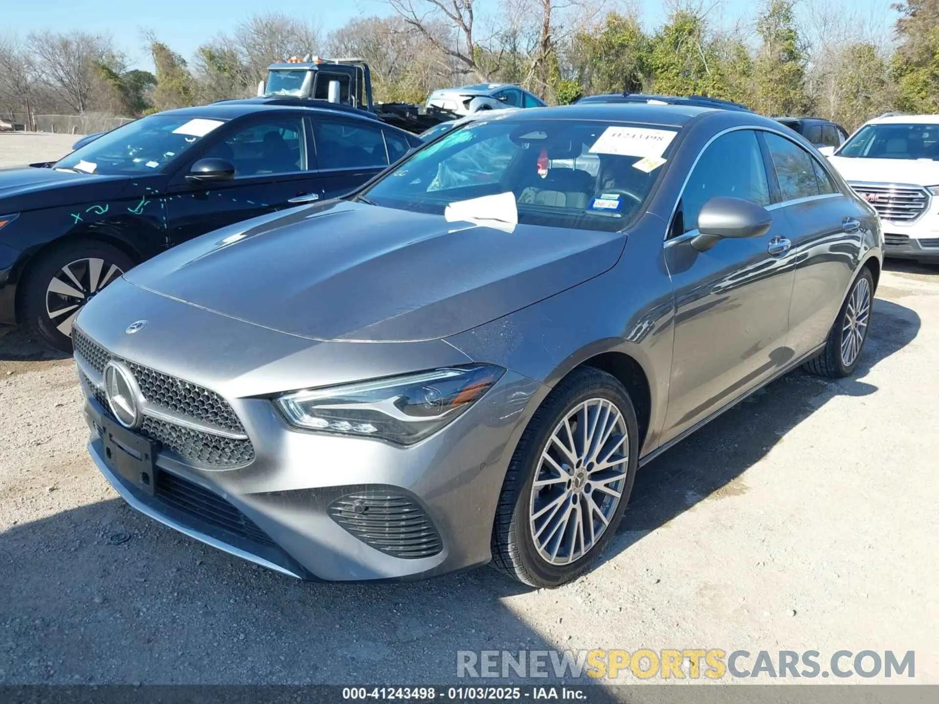 2 fotografías del automóvil dañado W1K5J4GB6SN515209 MERCEDES-BENZ CLA 250 COUPE 2025