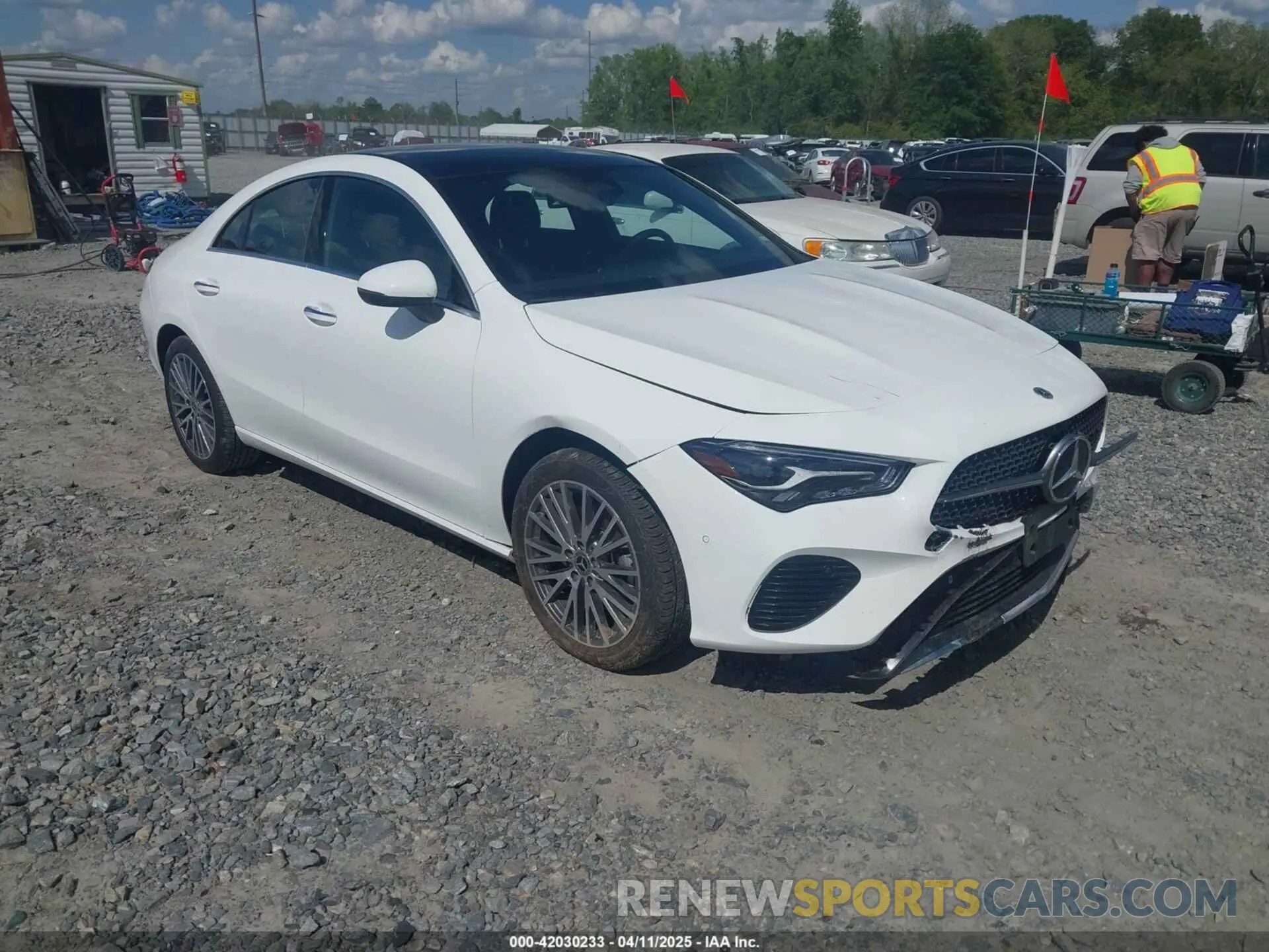 1 fotografías del automóvil dañado W1K5J4GBXSN512345 MERCEDES-BENZ CLA 250 COUPE 2025