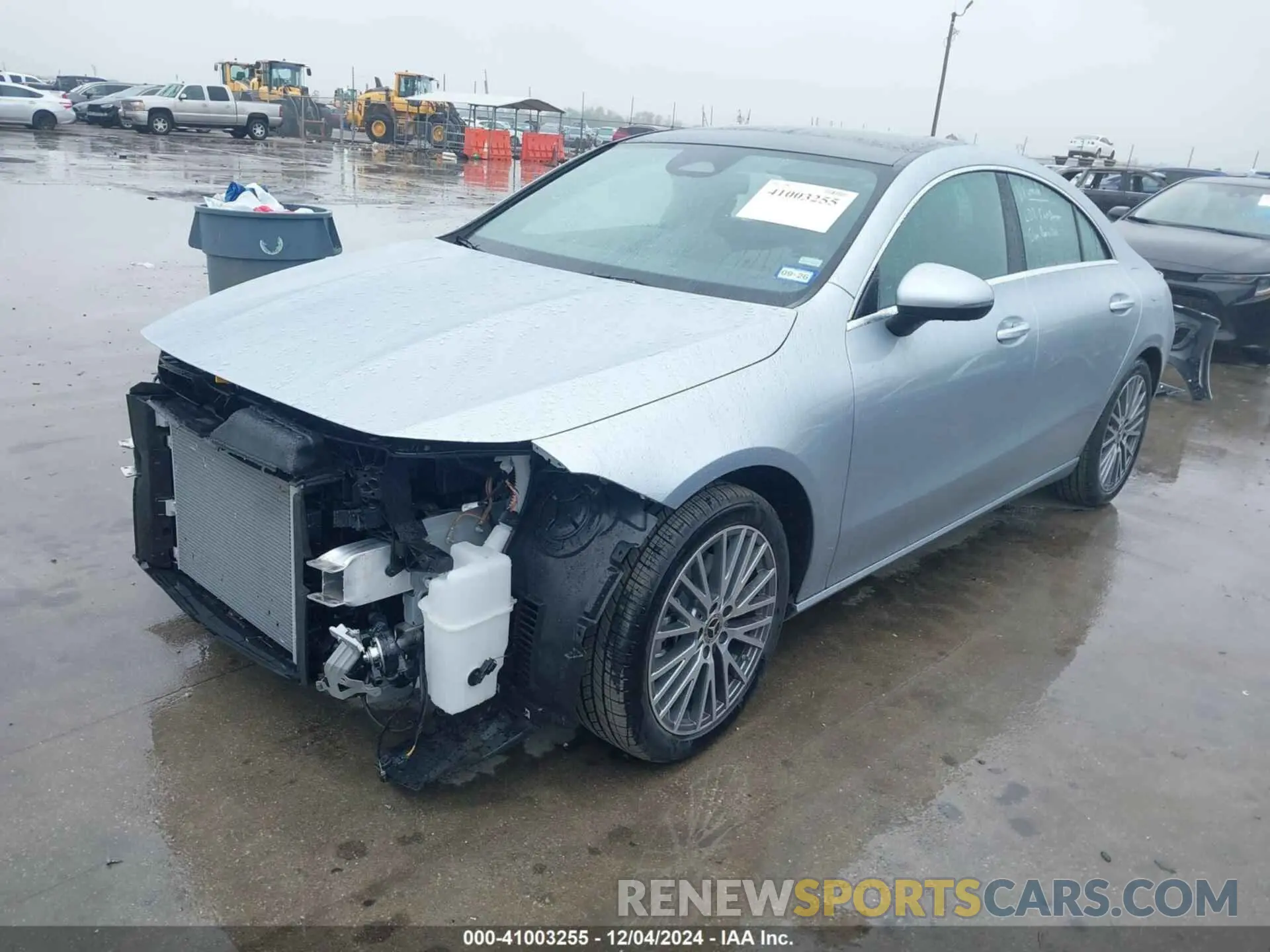 2 fotografías del automóvil dañado W1K5J4GBXSN527444 MERCEDES-BENZ CLA 250 COUPE 2025