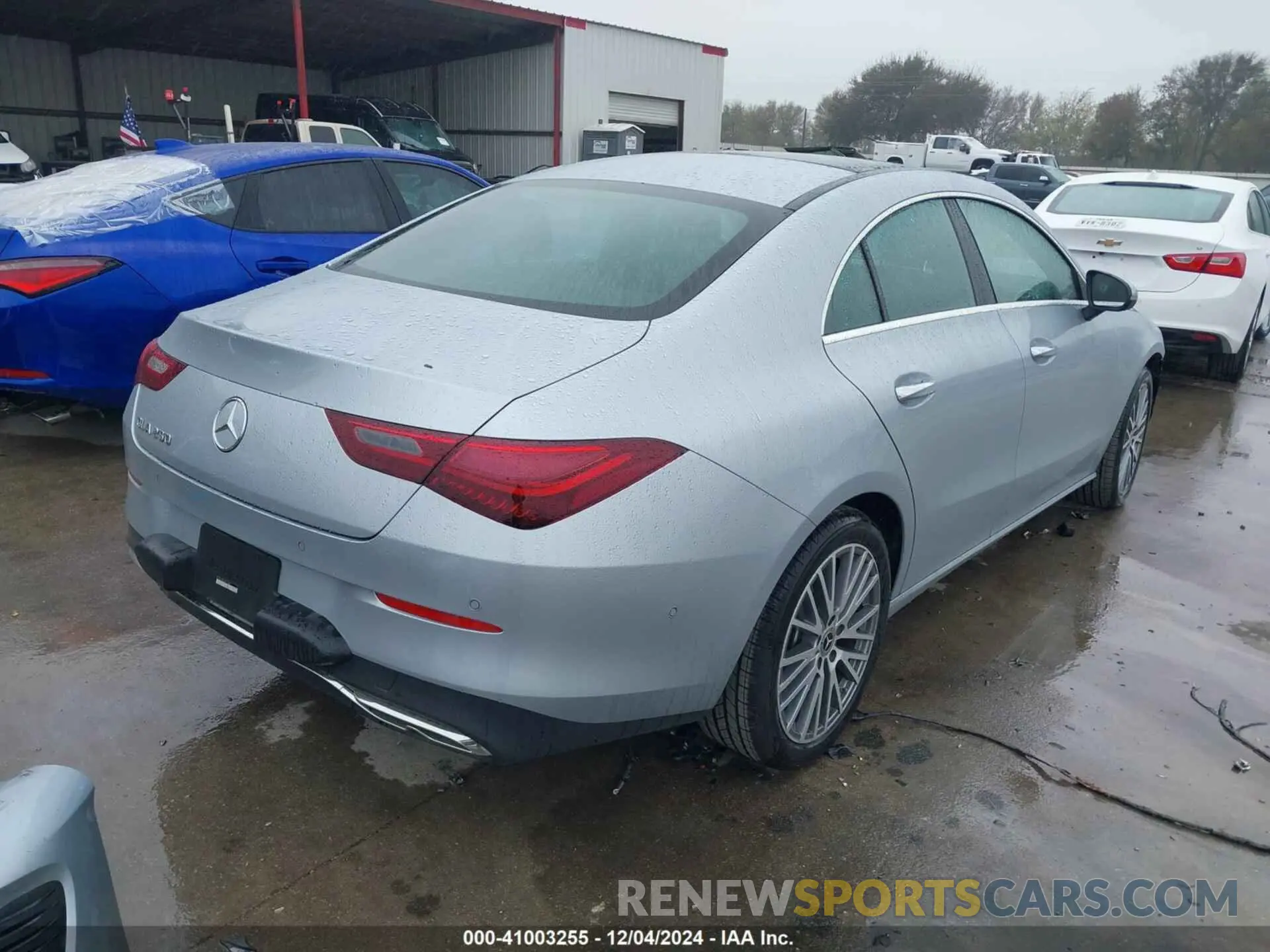 4 fotografías del automóvil dañado W1K5J4GBXSN527444 MERCEDES-BENZ CLA 250 COUPE 2025