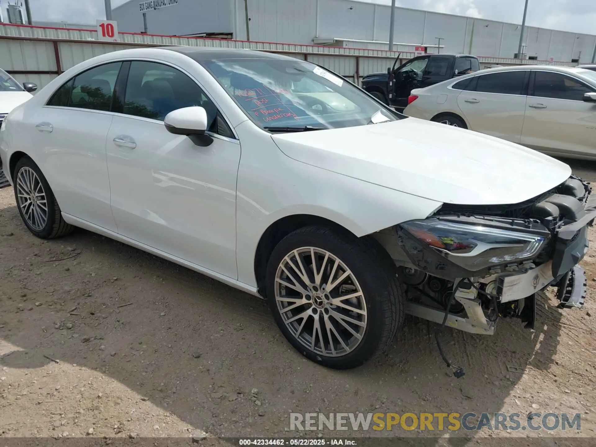 1 fotografías del automóvil dañado W1K5J4HB0SN509095 MERCEDES-BENZ CLA 250 COUPE 2025