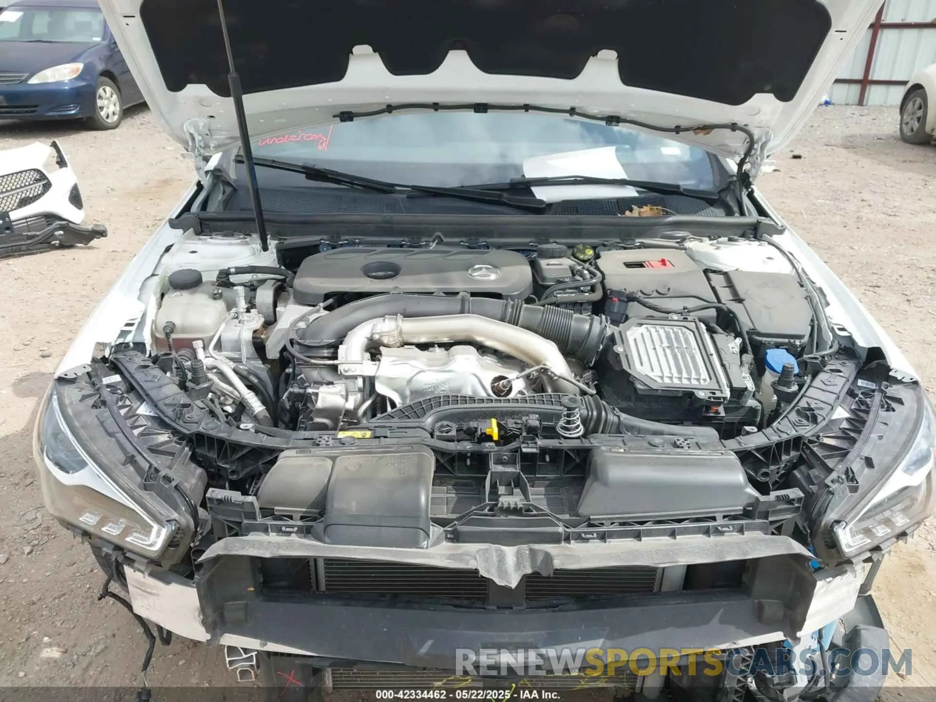 10 fotografías del automóvil dañado W1K5J4HB0SN509095 MERCEDES-BENZ CLA 250 COUPE 2025