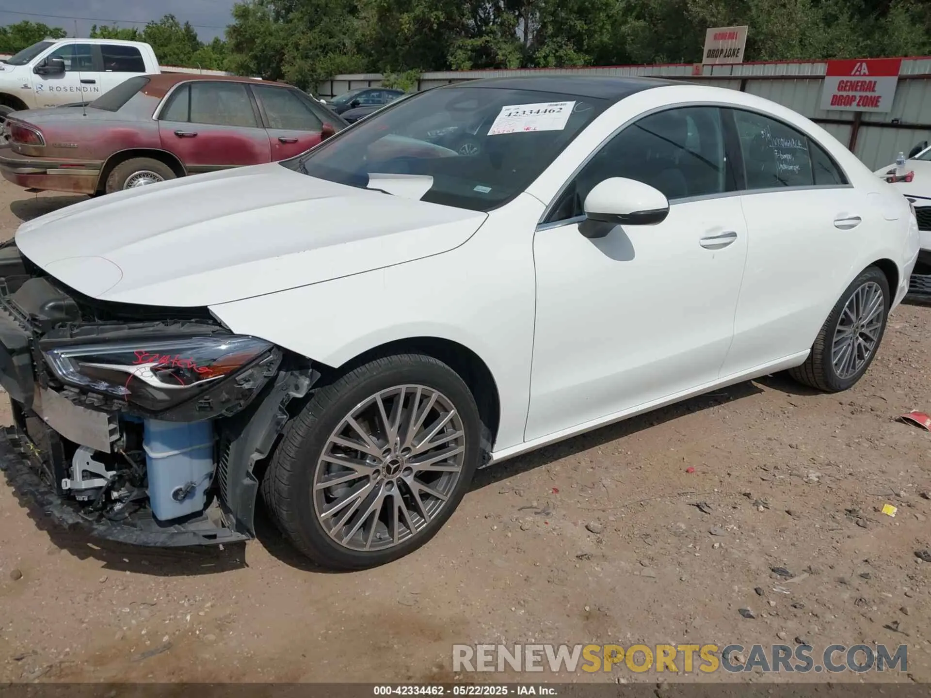 2 fotografías del automóvil dañado W1K5J4HB0SN509095 MERCEDES-BENZ CLA 250 COUPE 2025
