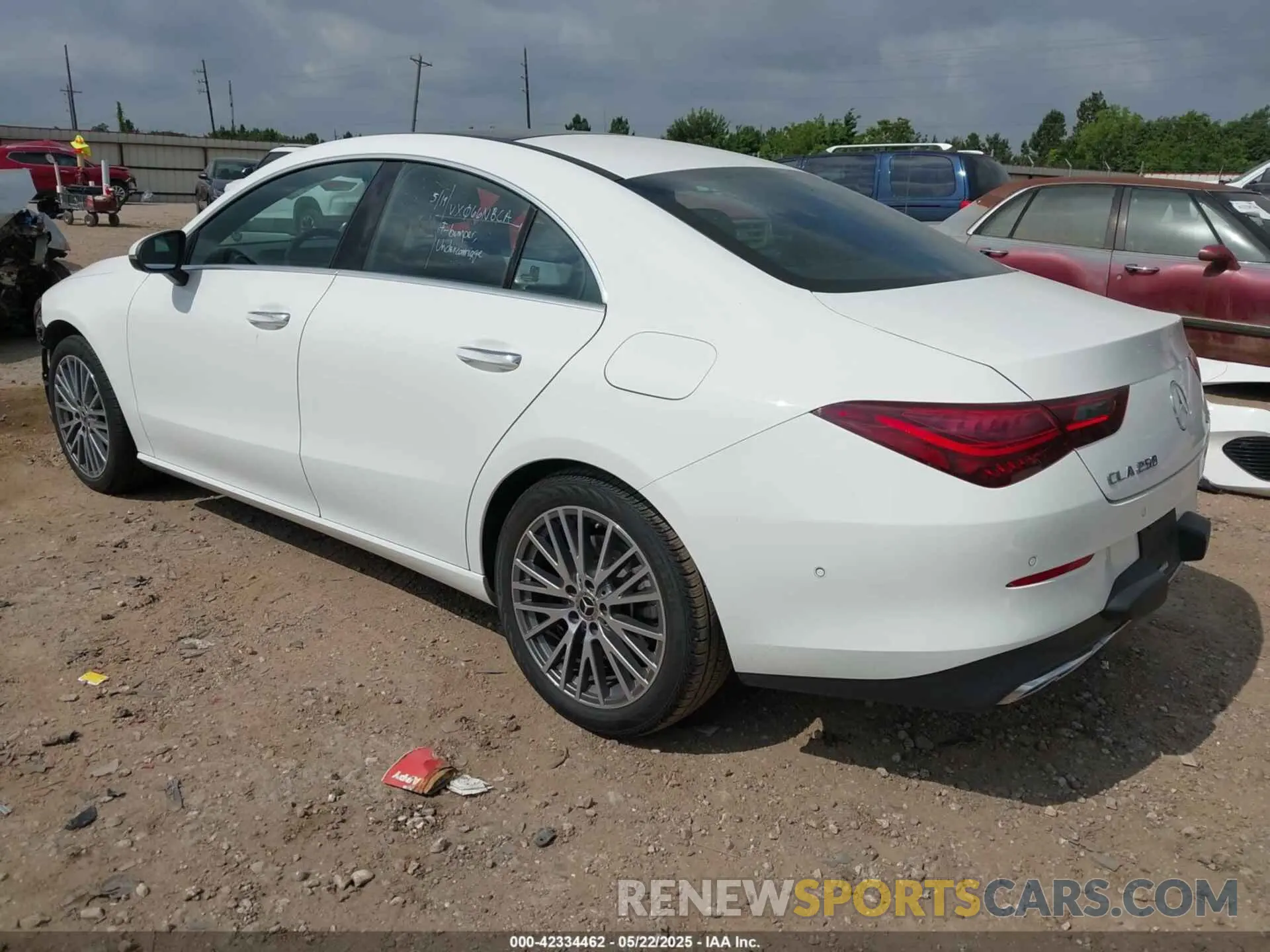 3 fotografías del automóvil dañado W1K5J4HB0SN509095 MERCEDES-BENZ CLA 250 COUPE 2025