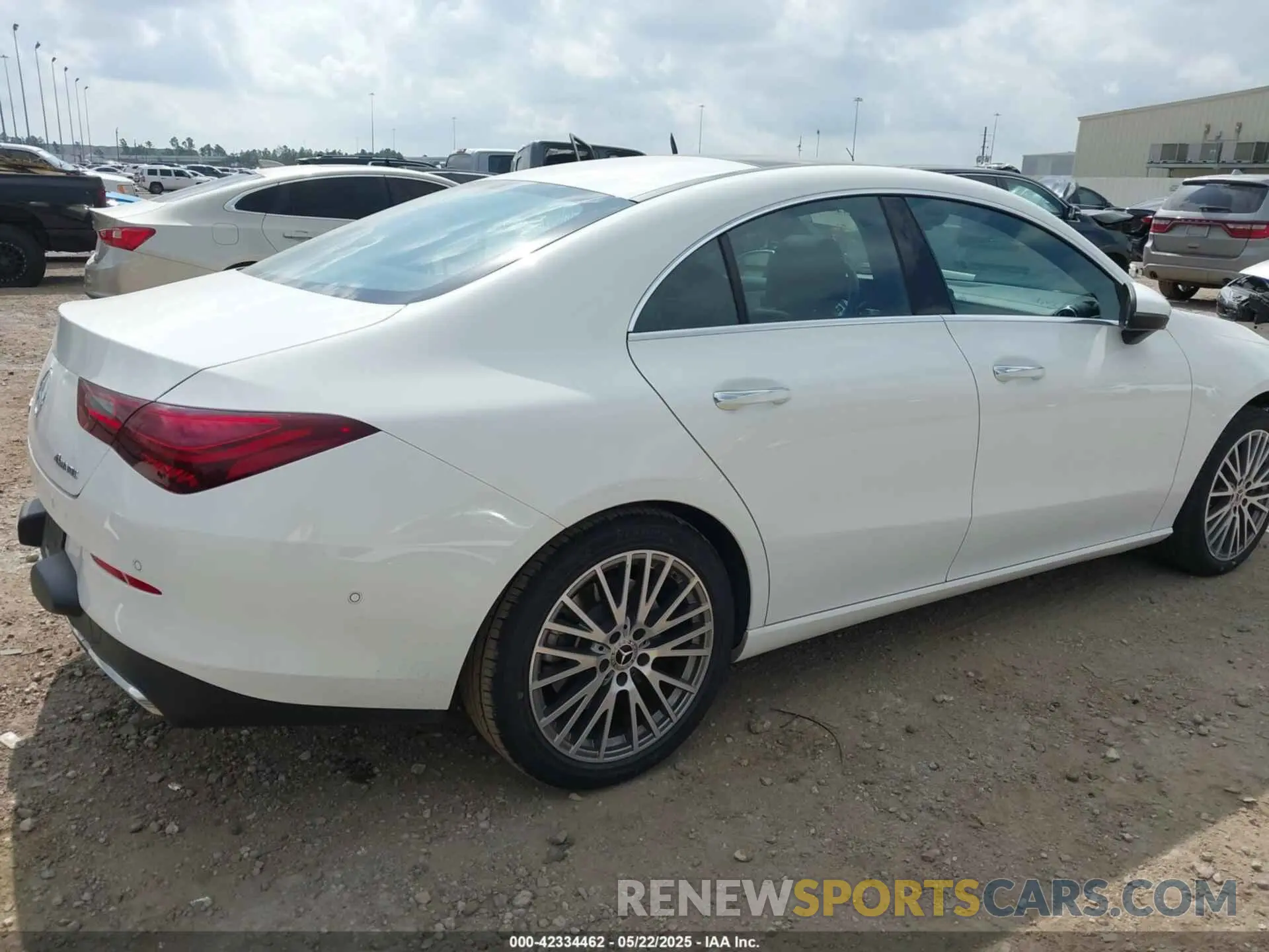4 fotografías del automóvil dañado W1K5J4HB0SN509095 MERCEDES-BENZ CLA 250 COUPE 2025
