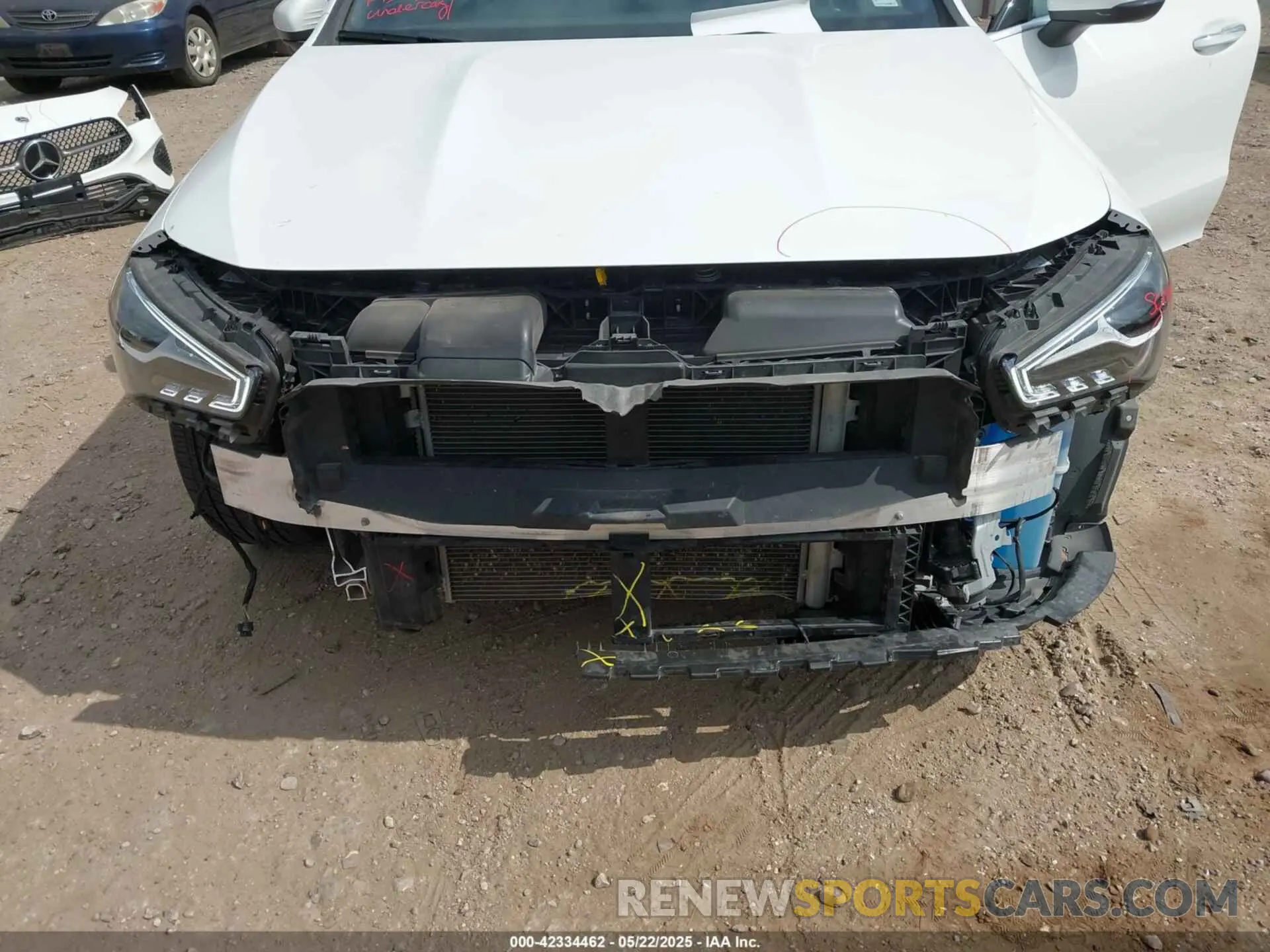 6 fotografías del automóvil dañado W1K5J4HB0SN509095 MERCEDES-BENZ CLA 250 COUPE 2025