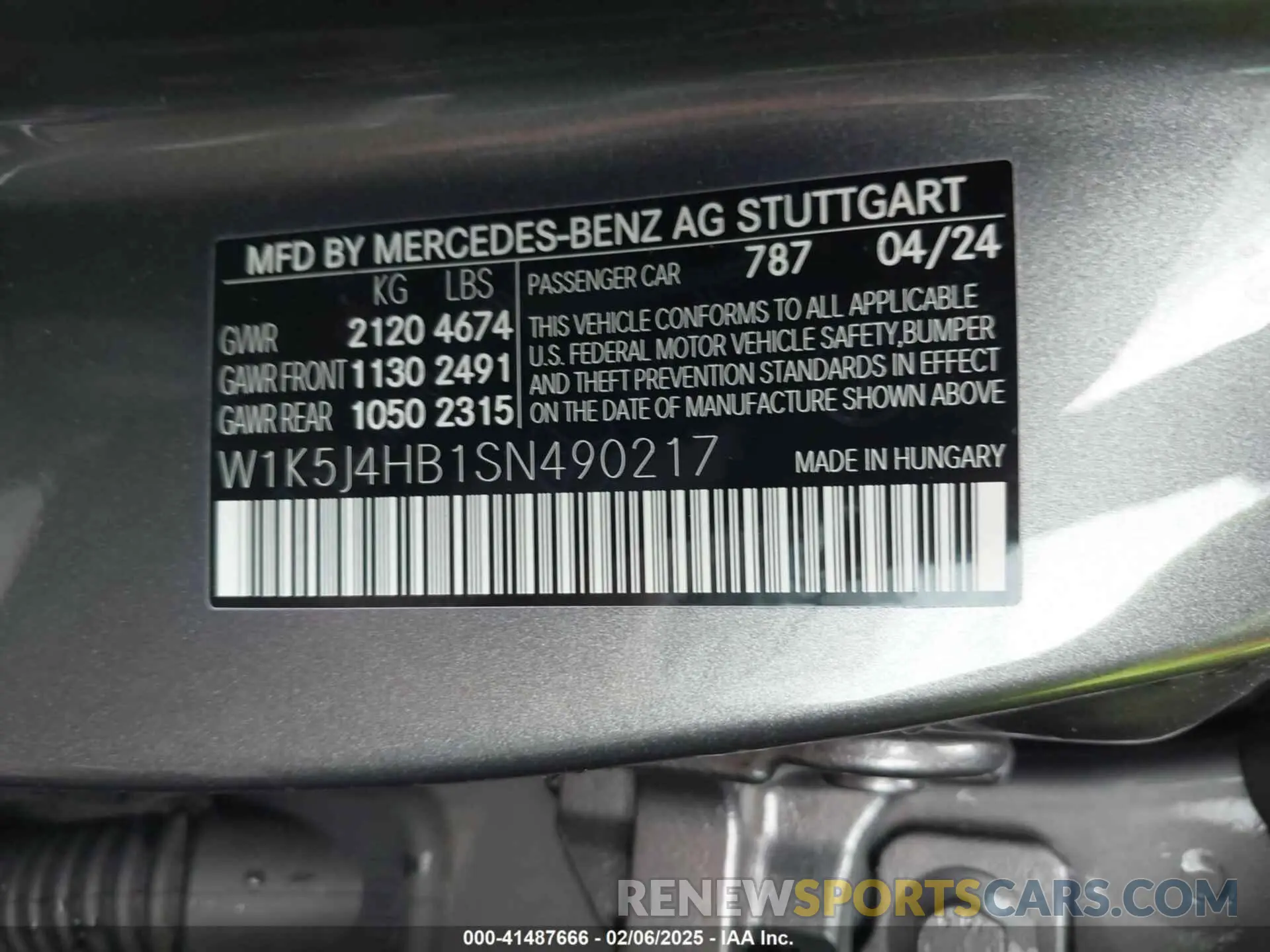 9 fotografías del automóvil dañado W1K5J4HB1SN490217 MERCEDES-BENZ CLA 250 COUPE 2025