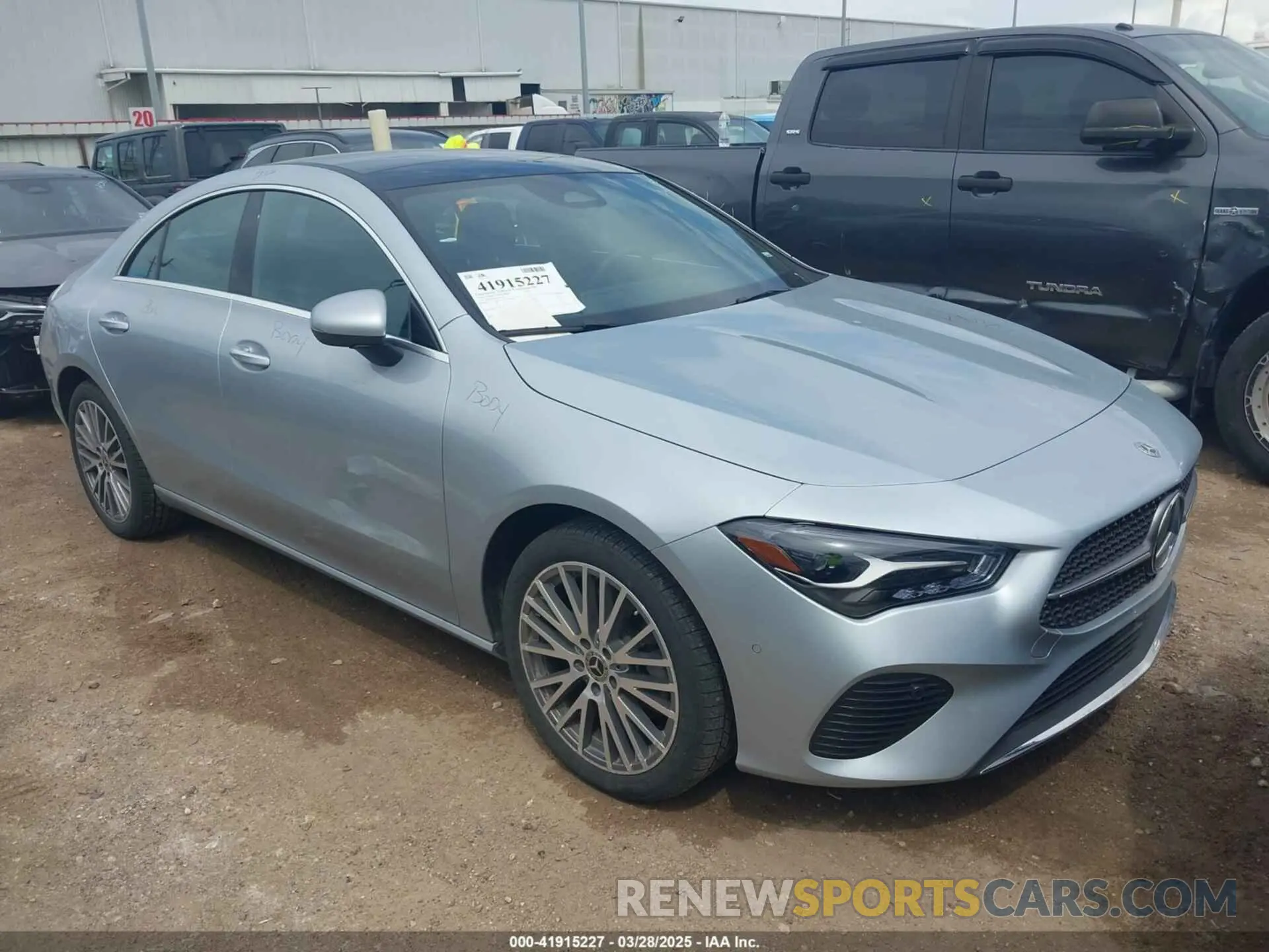 1 fotografías del automóvil dañado W1K5J4HB1SN512457 MERCEDES-BENZ CLA 250 COUPE 2025
