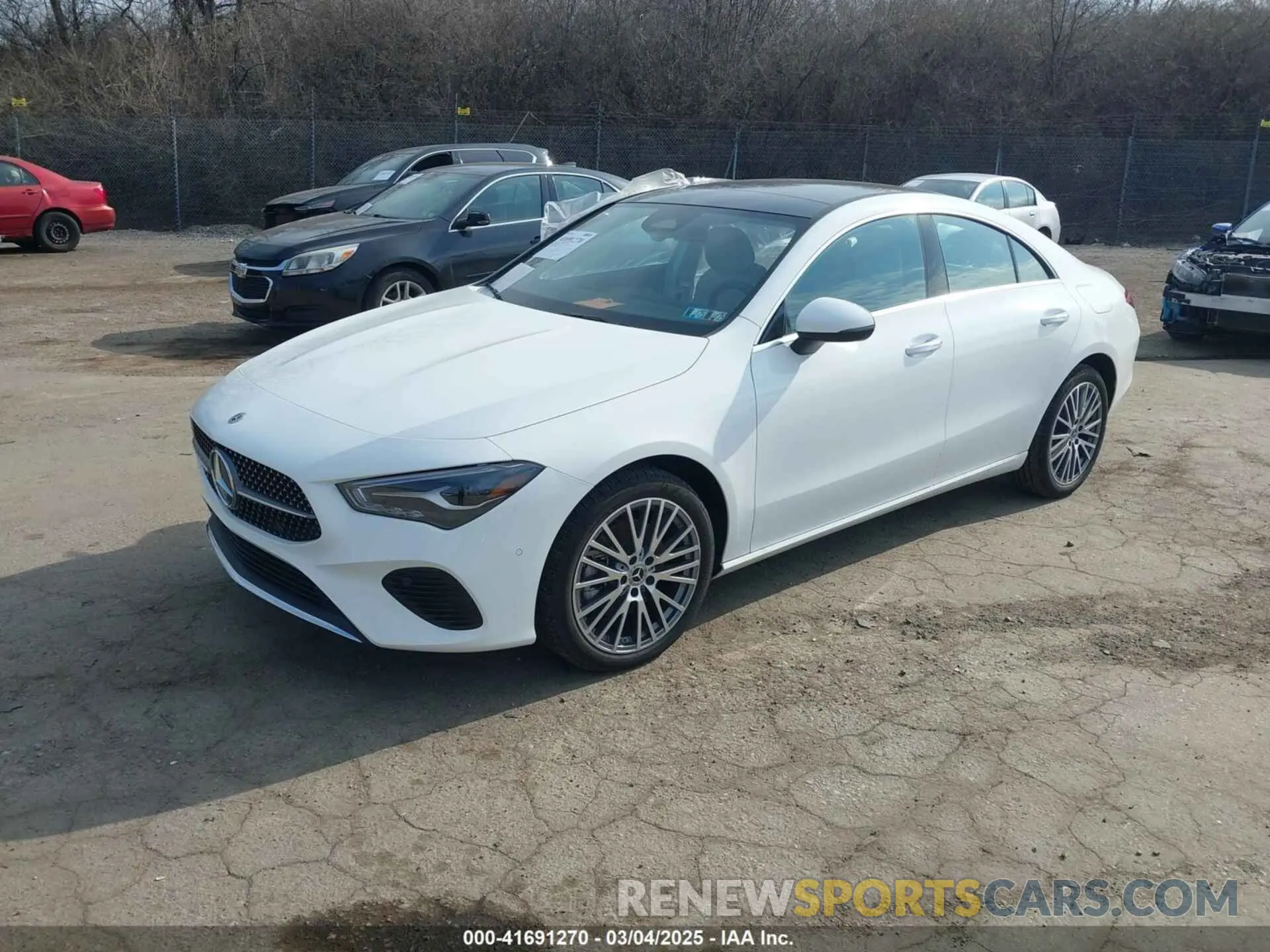 2 fotografías del automóvil dañado W1K5J4HB5SN499292 MERCEDES-BENZ CLA 250 COUPE 2025