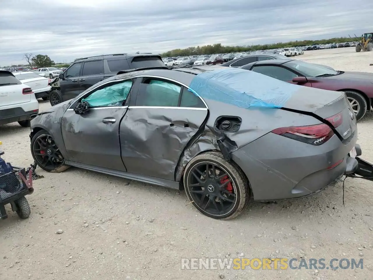 2 fotografías del automóvil dañado W1K5J5EBXRN443501 MERCEDES-BENZ CLA AMG 45 2024