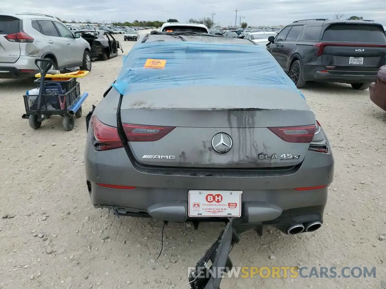6 fotografías del automóvil dañado W1K5J5EBXRN443501 MERCEDES-BENZ CLA AMG 45 2024