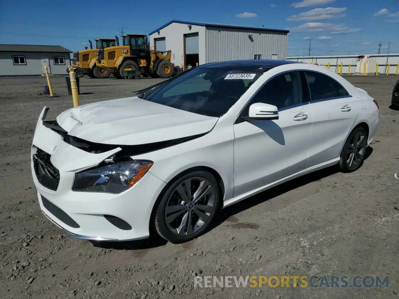 1 fotografías del automóvil dañado WDDSJ4EB0KN720871 MERCEDES-BENZ CLA-CLASS 2019