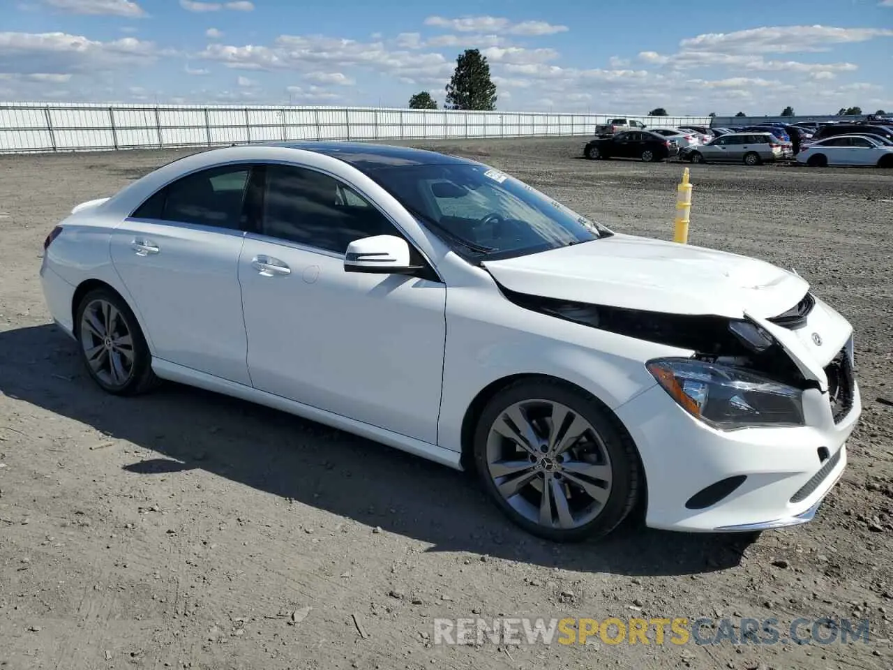 4 fotografías del automóvil dañado WDDSJ4EB0KN720871 MERCEDES-BENZ CLA-CLASS 2019