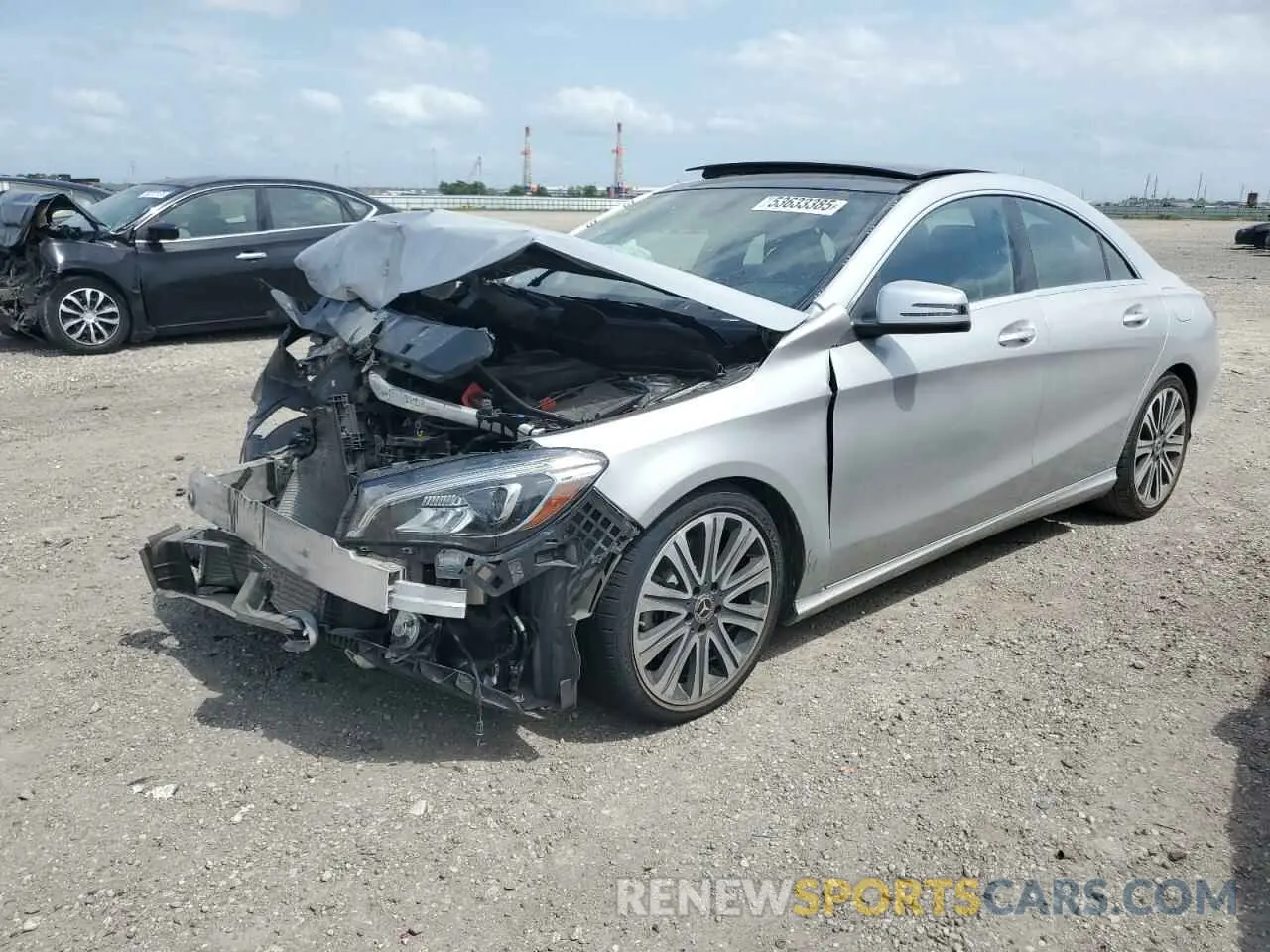 1 fotografías del automóvil dañado WDDSJ4EB0KN736844 MERCEDES-BENZ CLA-CLASS 2019
