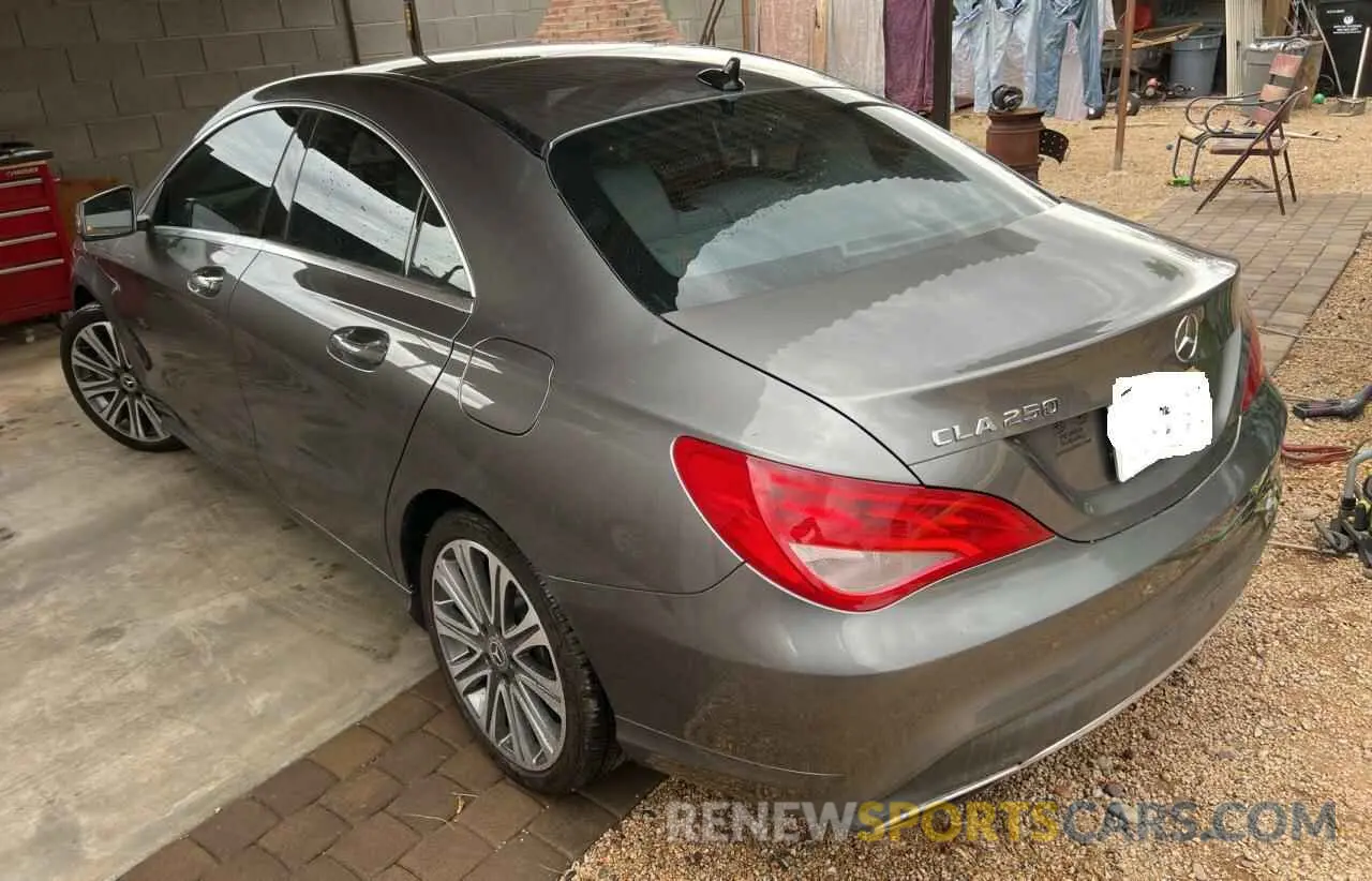 3 fotografías del automóvil dañado WDDSJ4EB3KN712053 MERCEDES-BENZ CLA-CLASS 2019