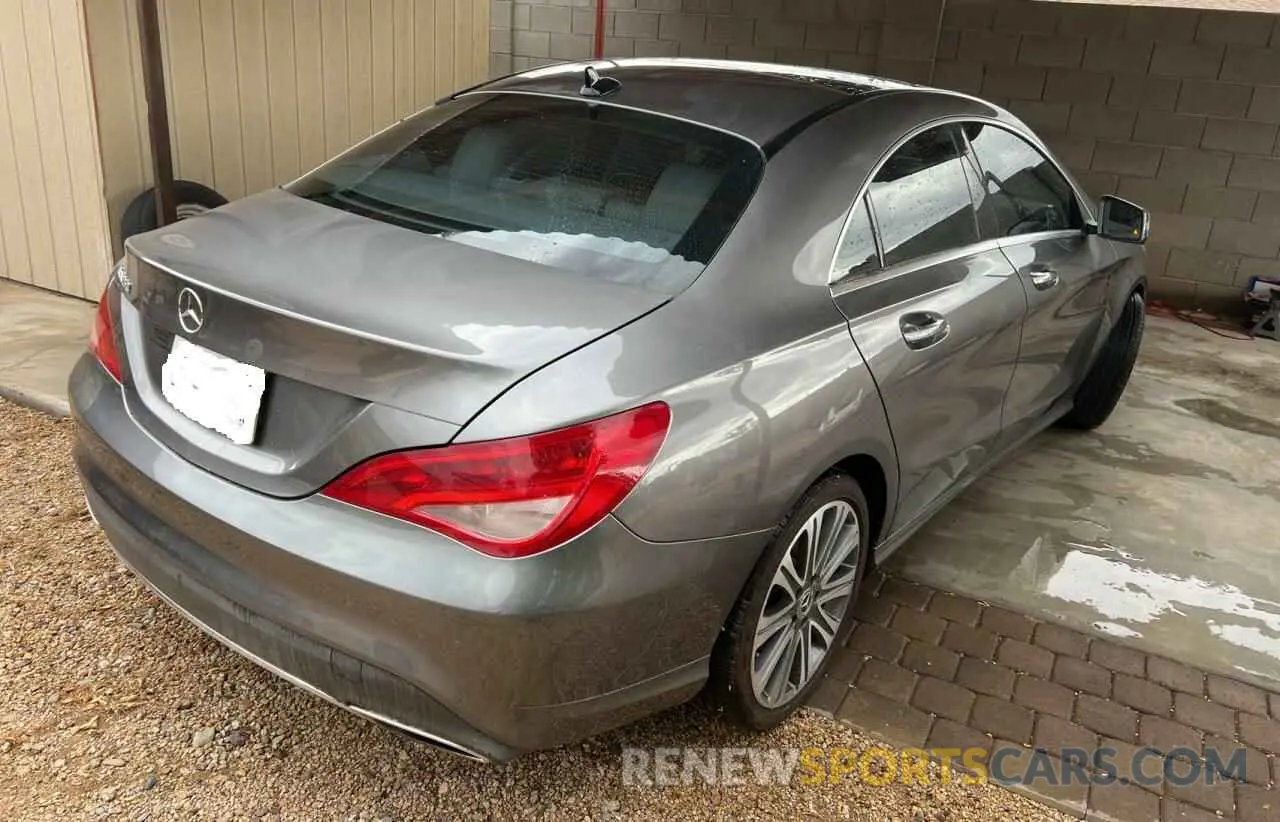 4 fotografías del automóvil dañado WDDSJ4EB3KN712053 MERCEDES-BENZ CLA-CLASS 2019